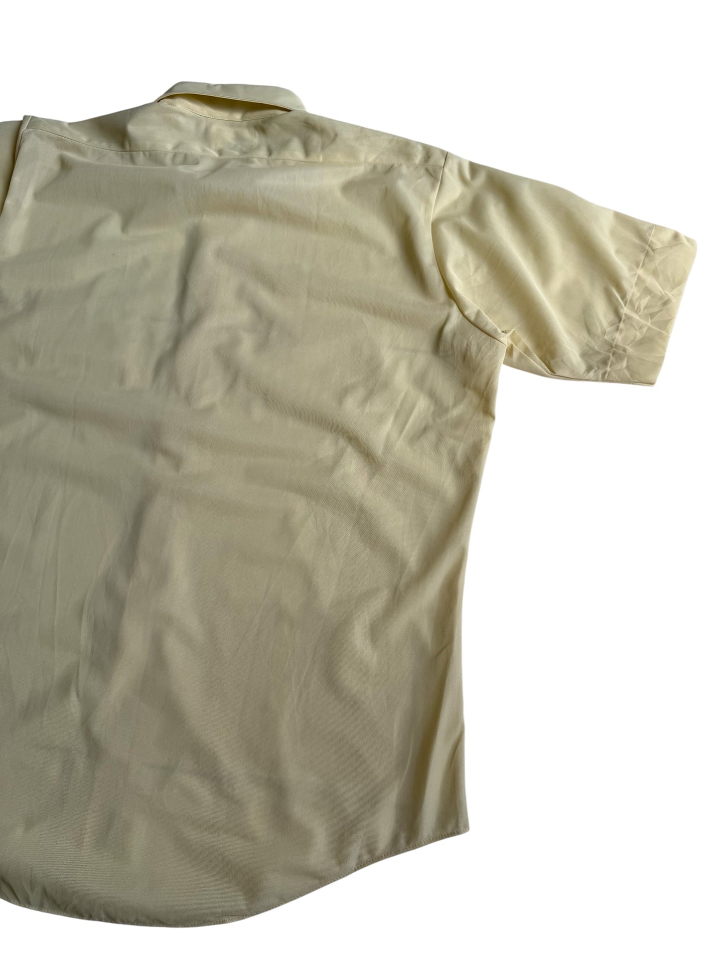 Vintage 1970s BVD Heva-Press Permanent Press Short Sleeve Shirt Deadstock NOS USA