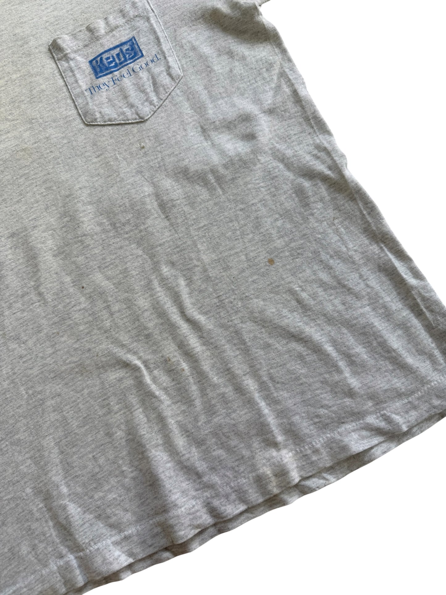 Vintage 1995 Keds They Feel Good Promo Pocket Tshirt Made in USA