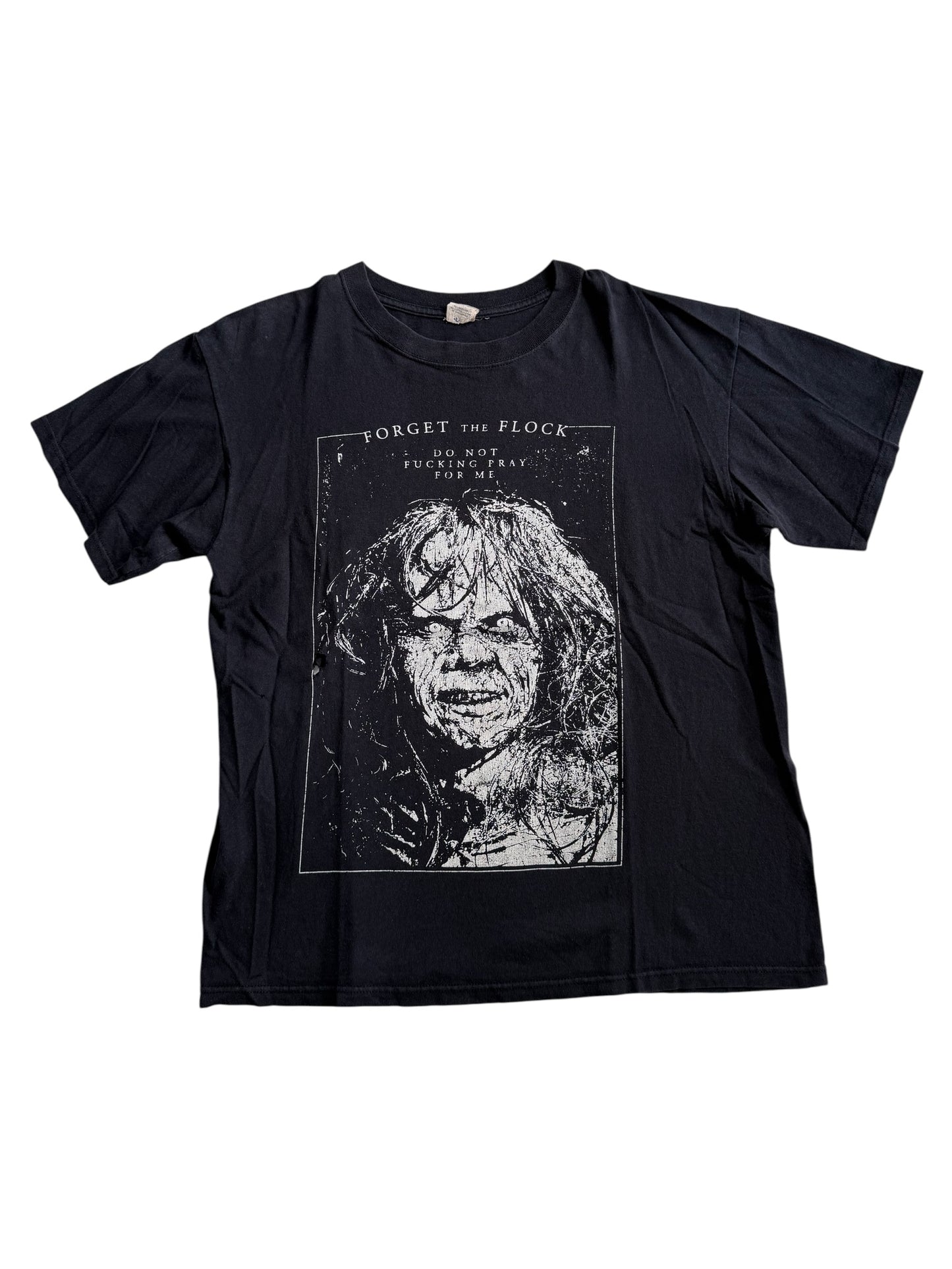 The Exorcist Horror Movie Y2K Tshirt Forget The Flock Graphic