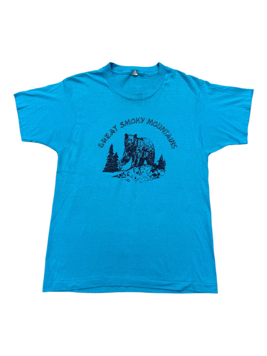 Vintage 80s Great Smoky Mountains Bear Tshirt