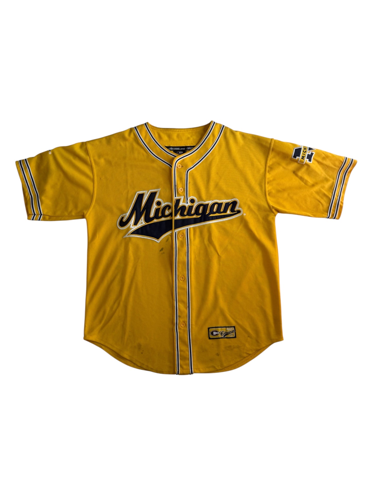 Colosseum Michigan Wolverines Baseball Jersey