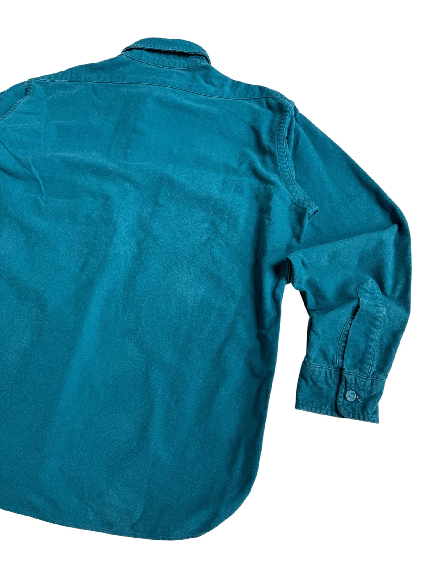 Vintage 80s-90s LL Bean Chamois Cloth Shirt Made in USA