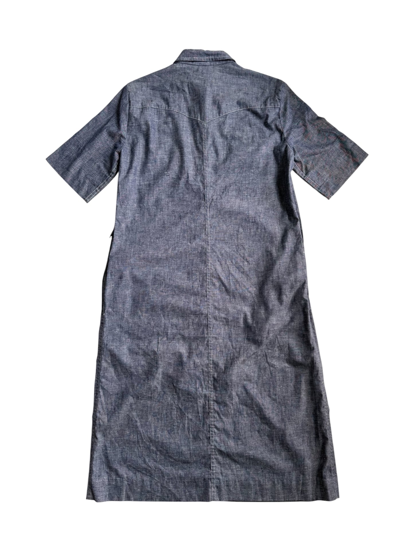 Vintage 1970s-80s Jonathan Logan Chambray Dress