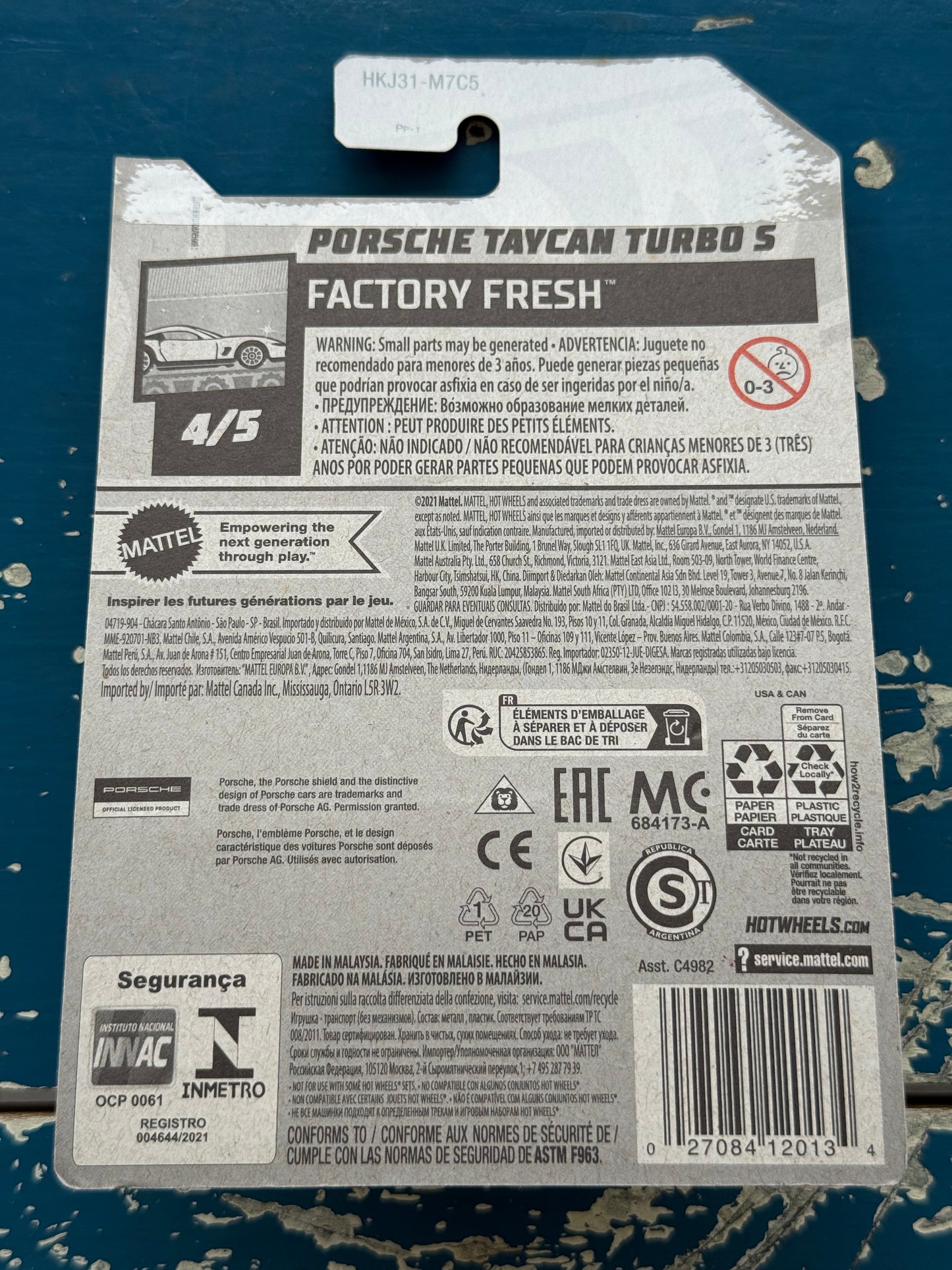 Hot Wheels Porche Taycan Turbo S