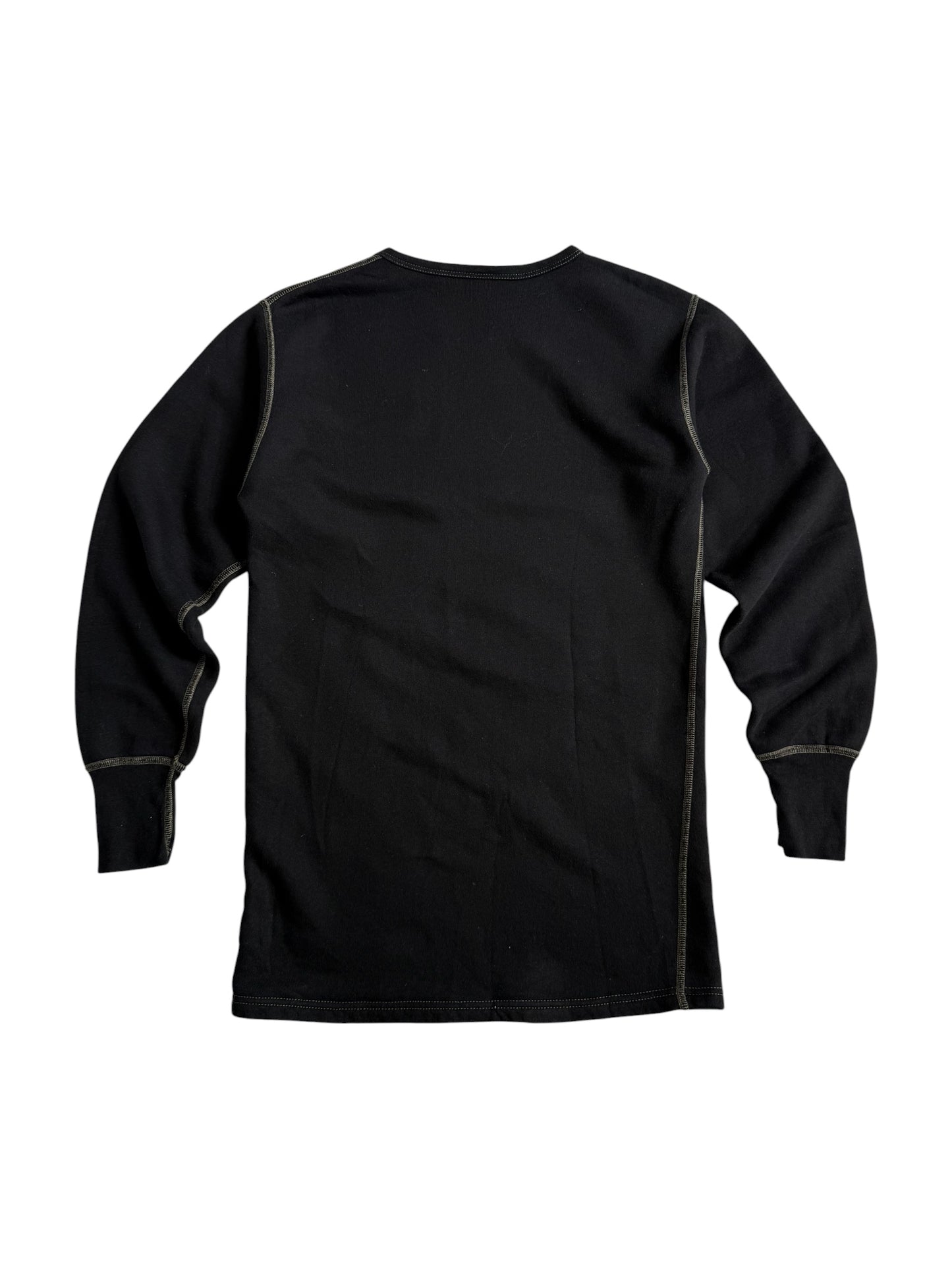 Vintage 1987 French Military Cold Weather Fleece Lined Sweatshirt