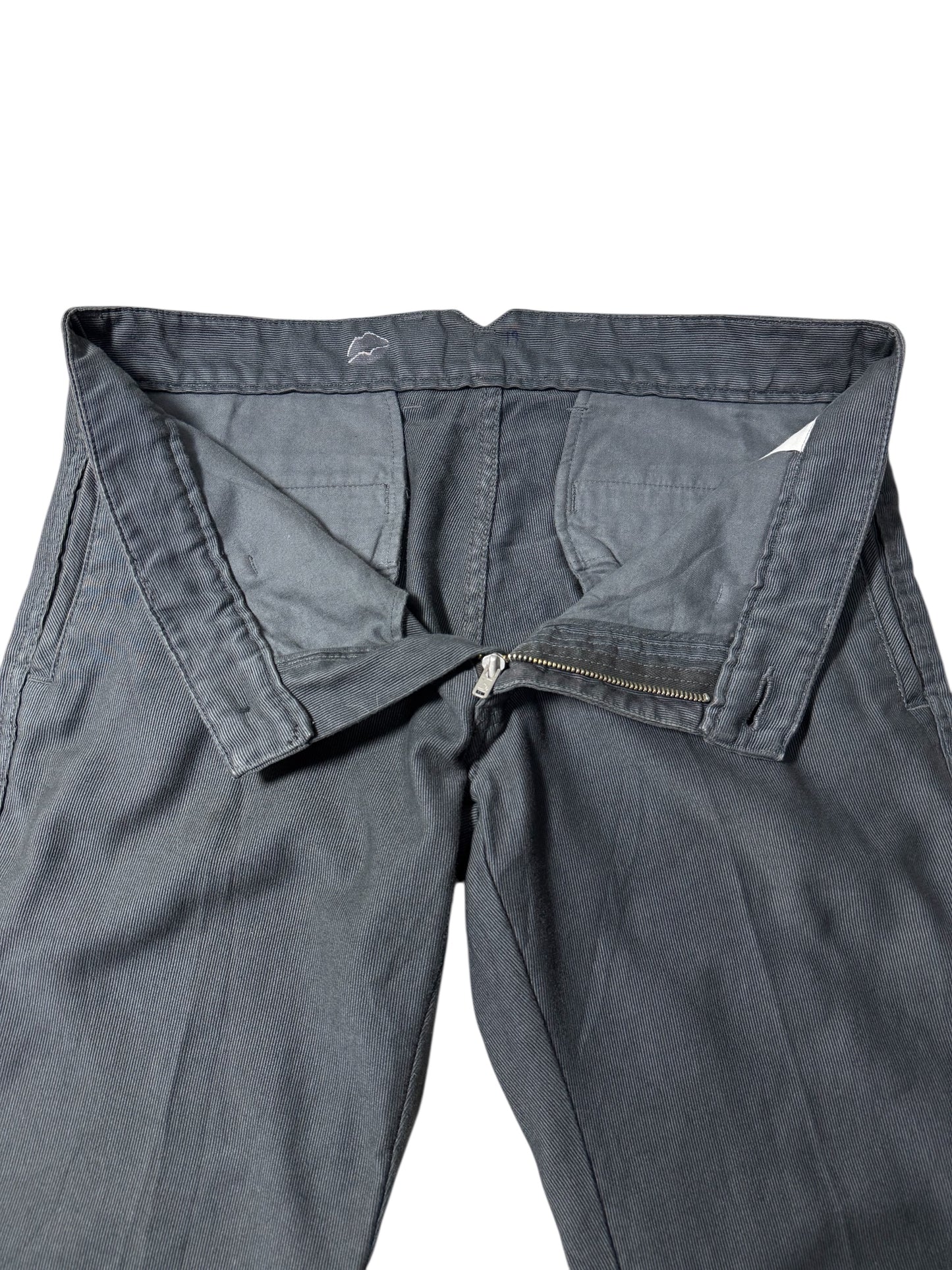 Y2K Biglidue Star Back Zip Pocket Trousers Made In Japan