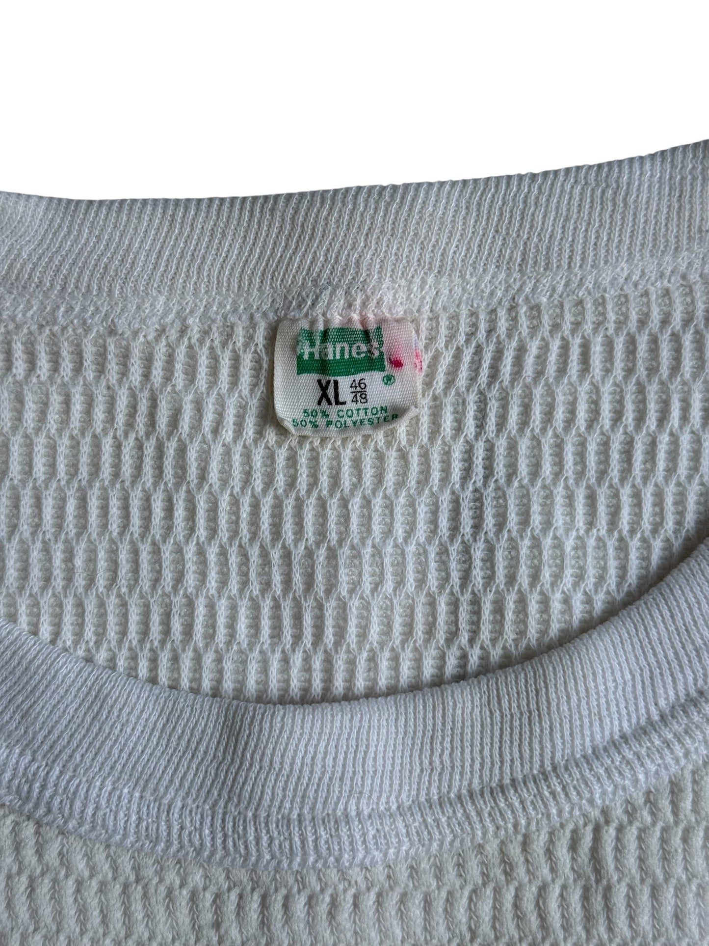 Vintage 70s-80s Hanes Longsleeve Thermal Top