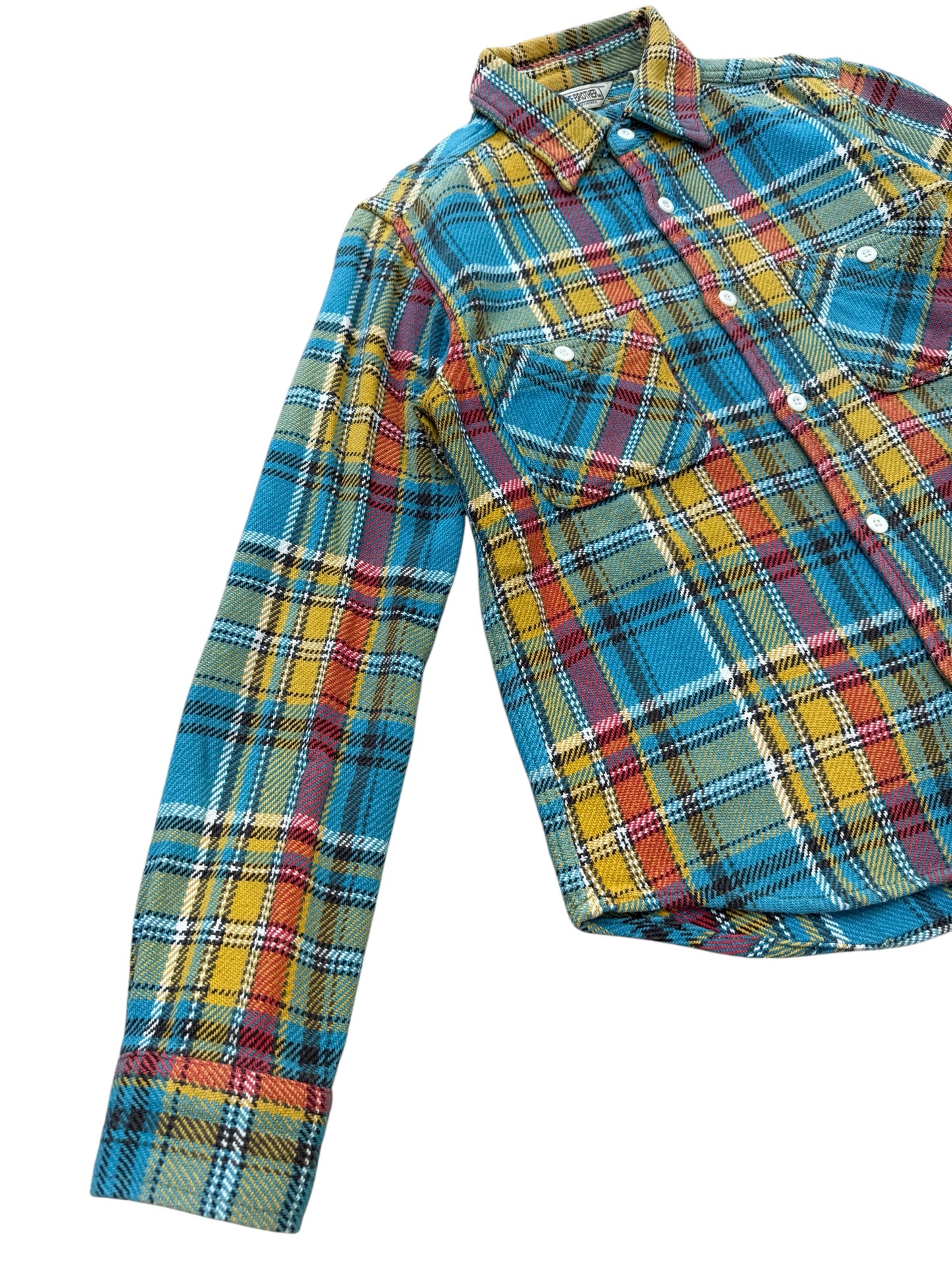 Vintage 1970s Five Brother Union Made Flannel Shirt