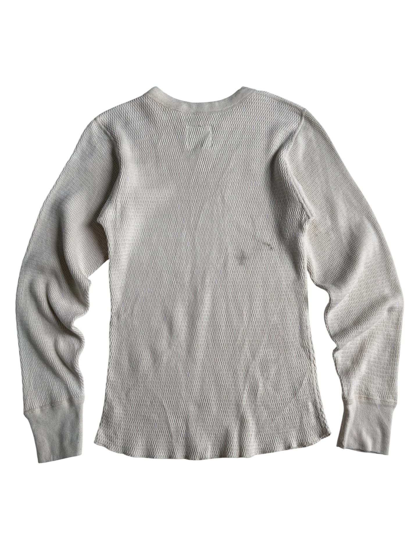 Vintage 1980s US Military Extreme Cold Weather Waffle Thermal Shirt