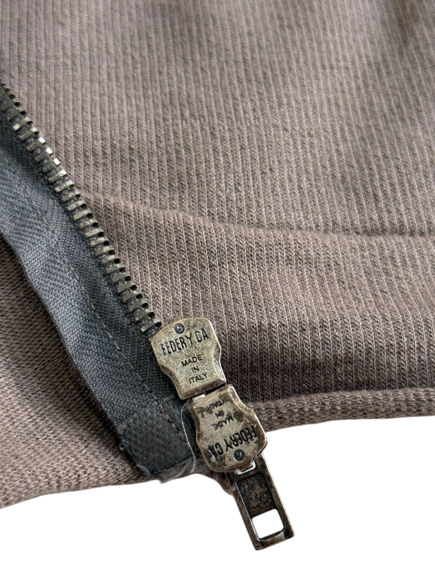 Poeme Bohemien Hooded Zip Jacket Made in Italy