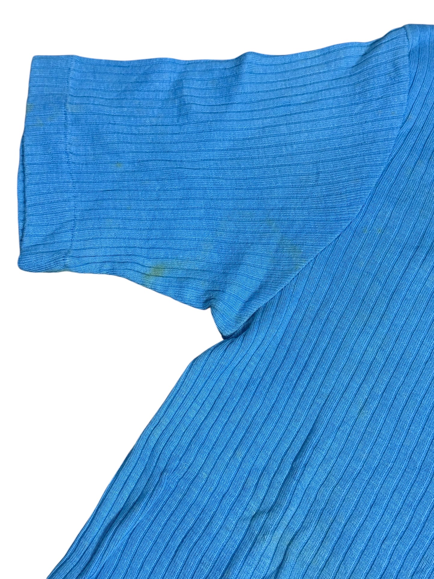 Vintage 1960s Champion Knitwear Chaminade Hawaii Ribbed Tshirt