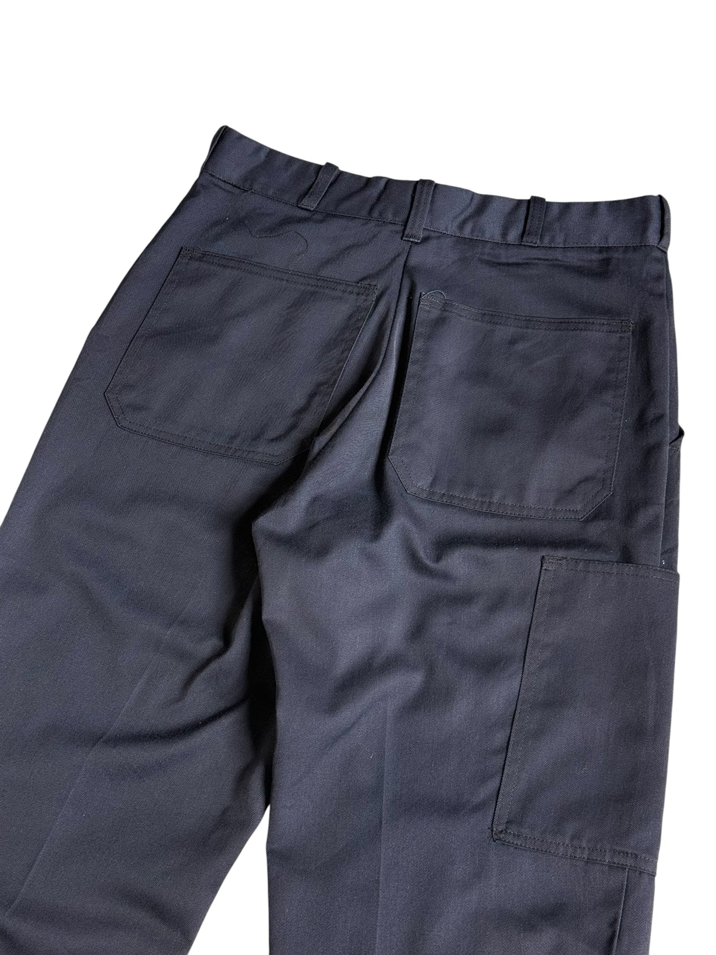 Vintage USA Made Navy Work Pants Scovill Zip Carpenter Utility Trousers