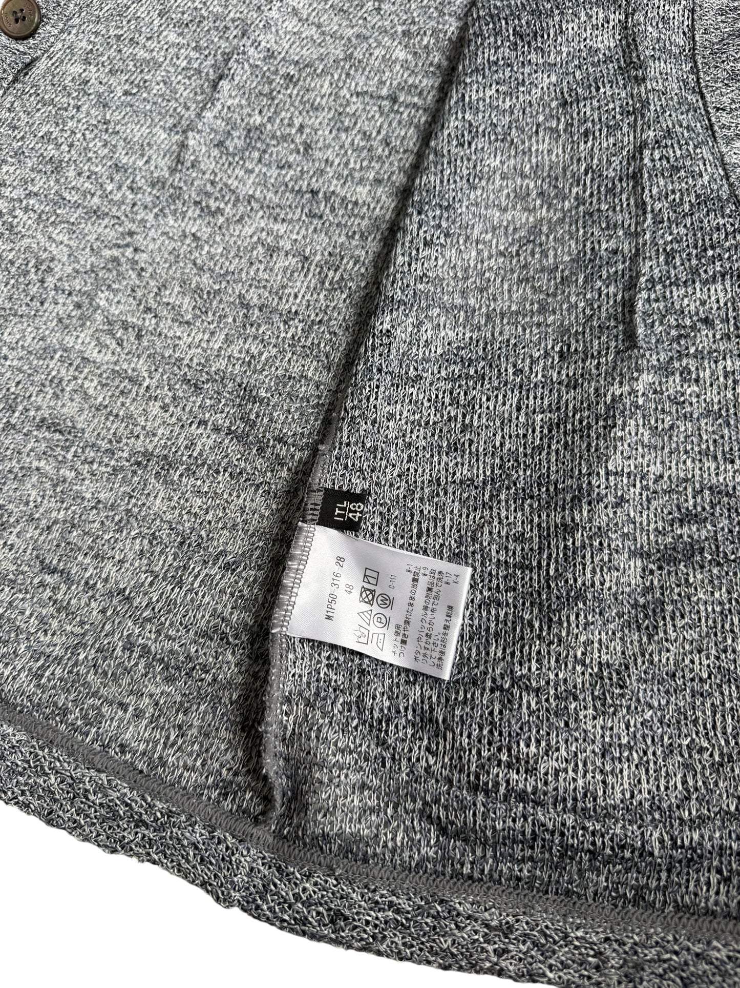 Epoca Uomo Japan Knit Tailored Blazer Grey