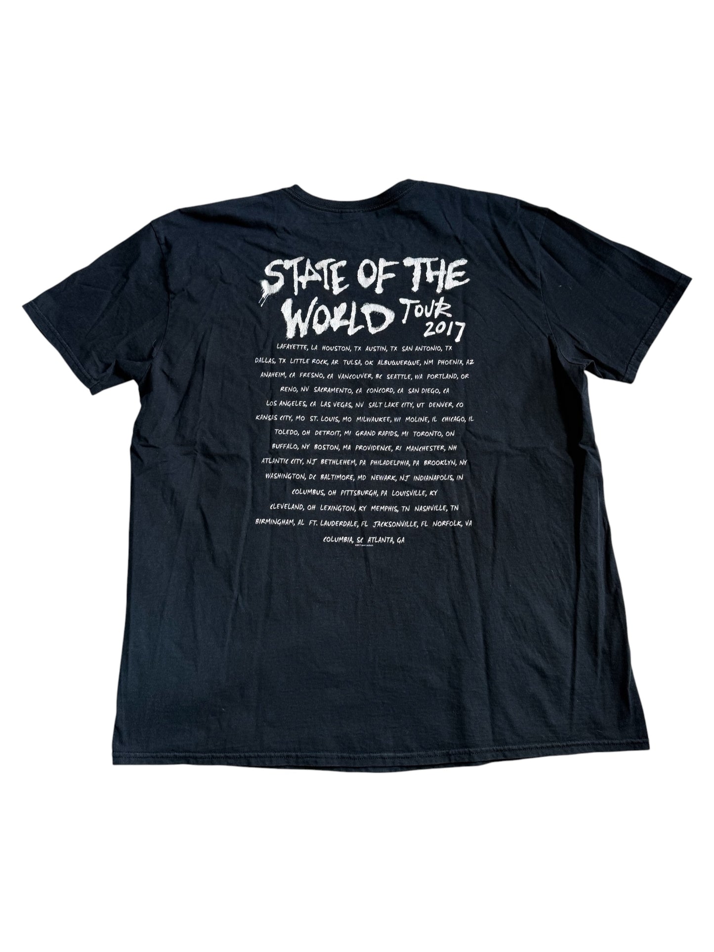 Janet Jackson State Of The World Tour 2017 Tshirt