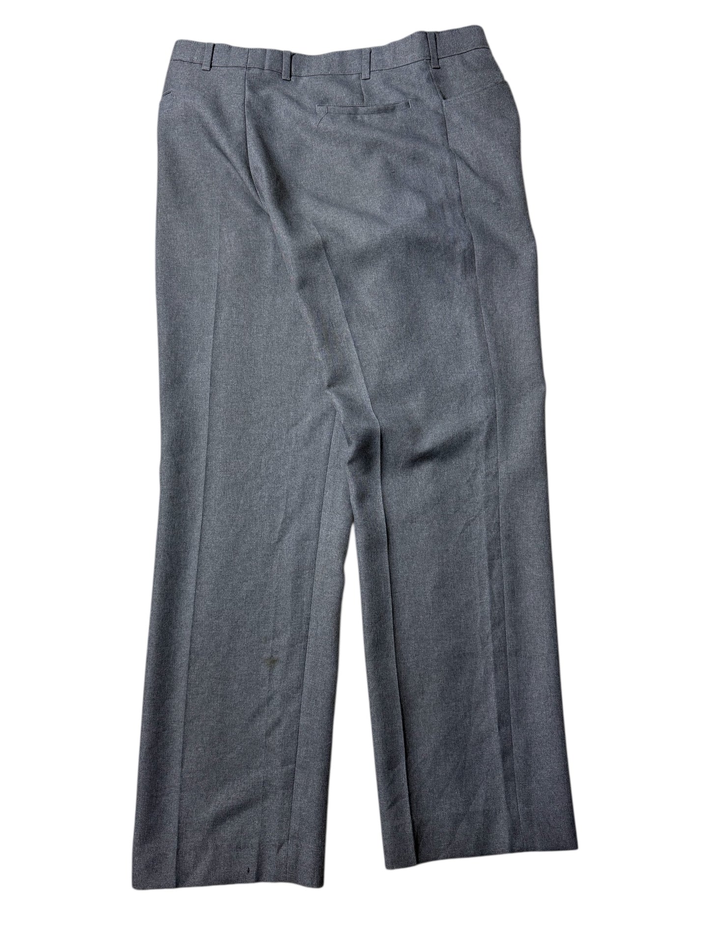 Vintage Levis Action Slacks Grey Dress Trousers Made In Usa