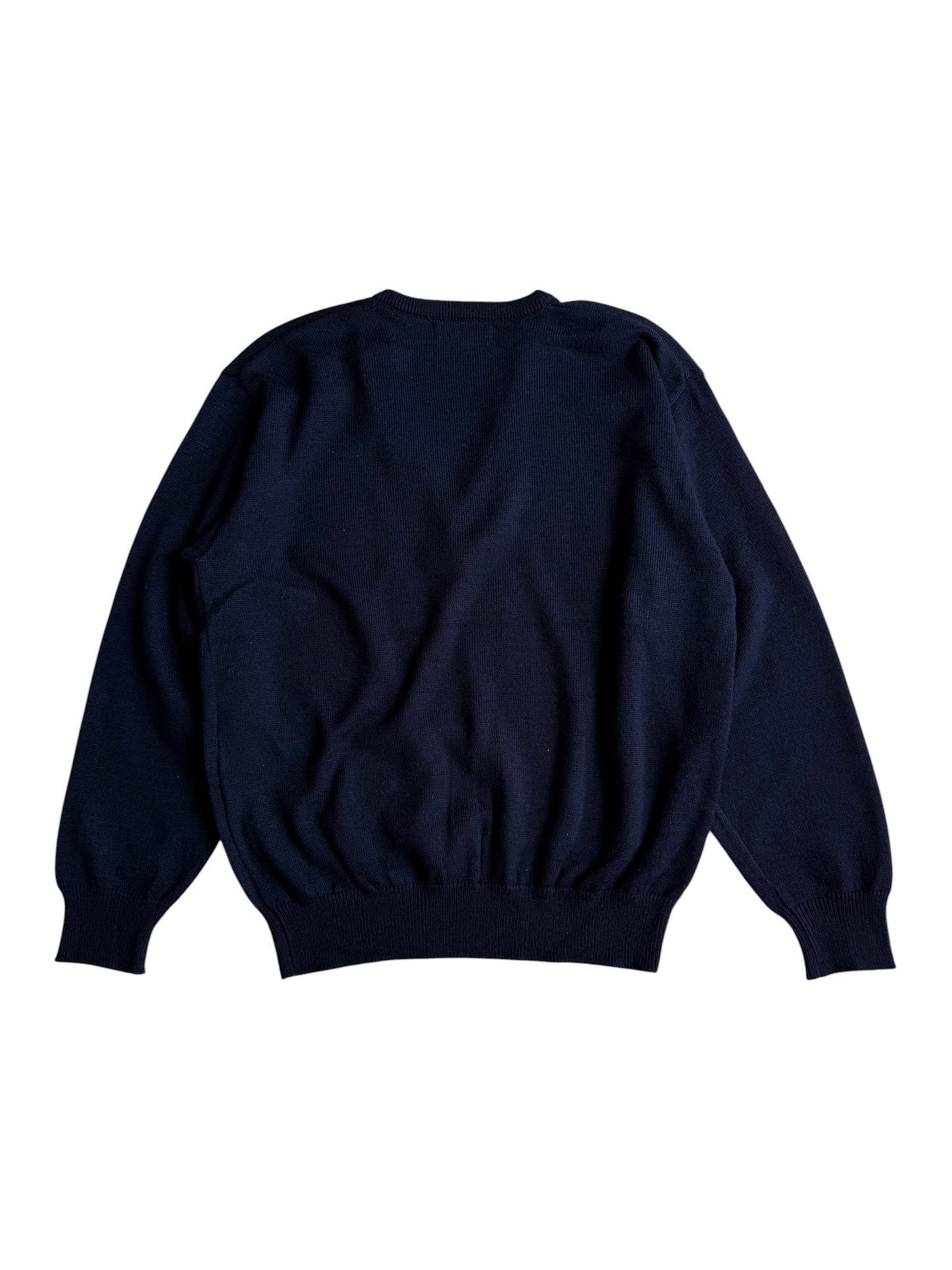 Vintage 70s 80s Lyle & Scott V Neck Wool Cashmere Sweater Made in Scotland