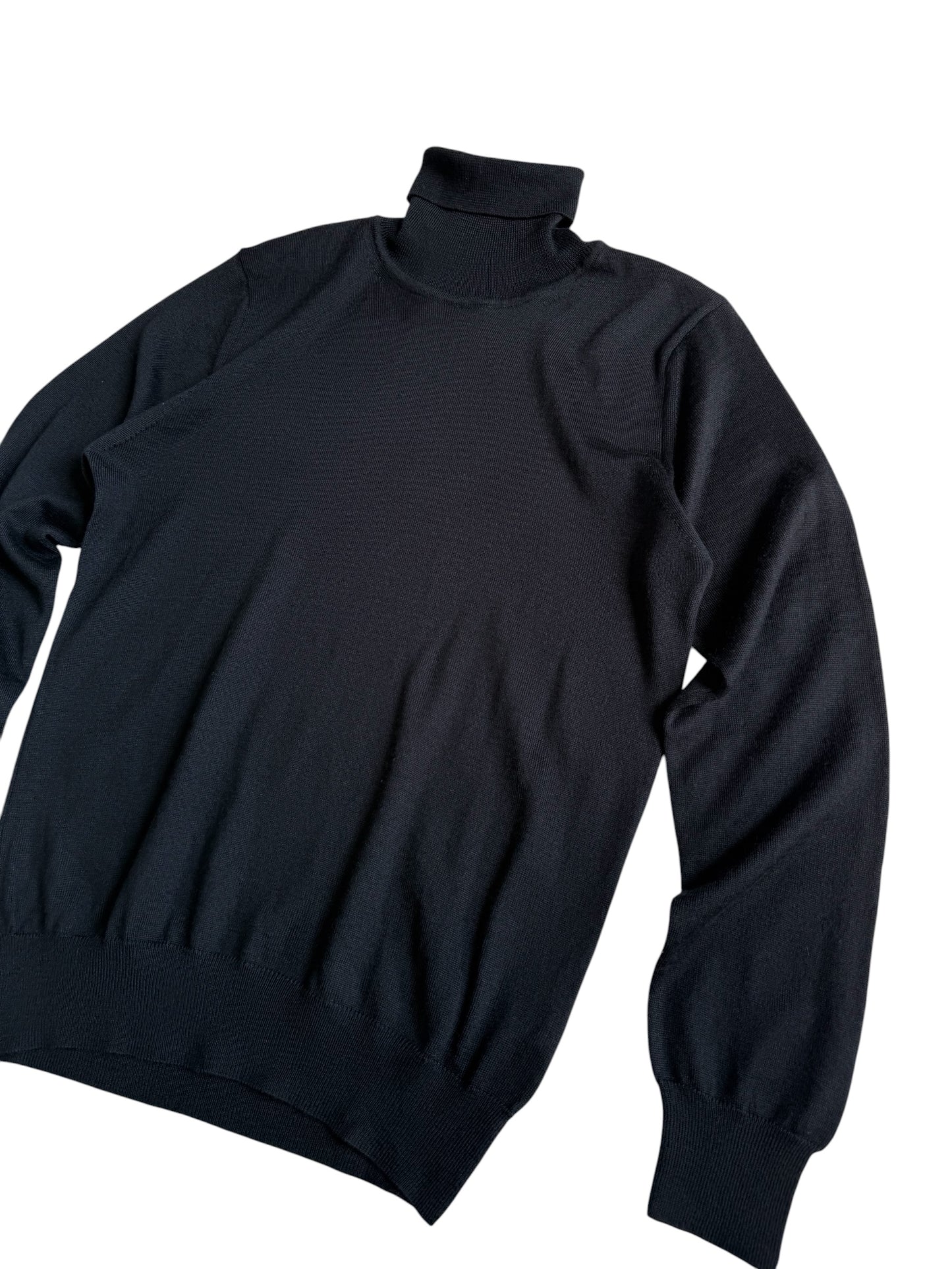 Vintage 1990s Barneys New York Wool Blend Turtleneck Sweater Made in Italy