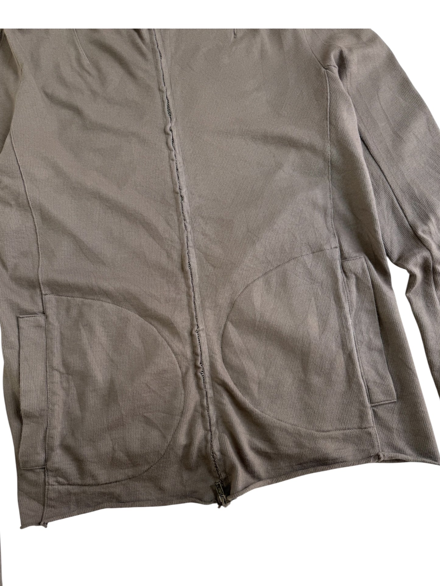 Poeme Bohemien Hooded Zip Jacket Made in Italy