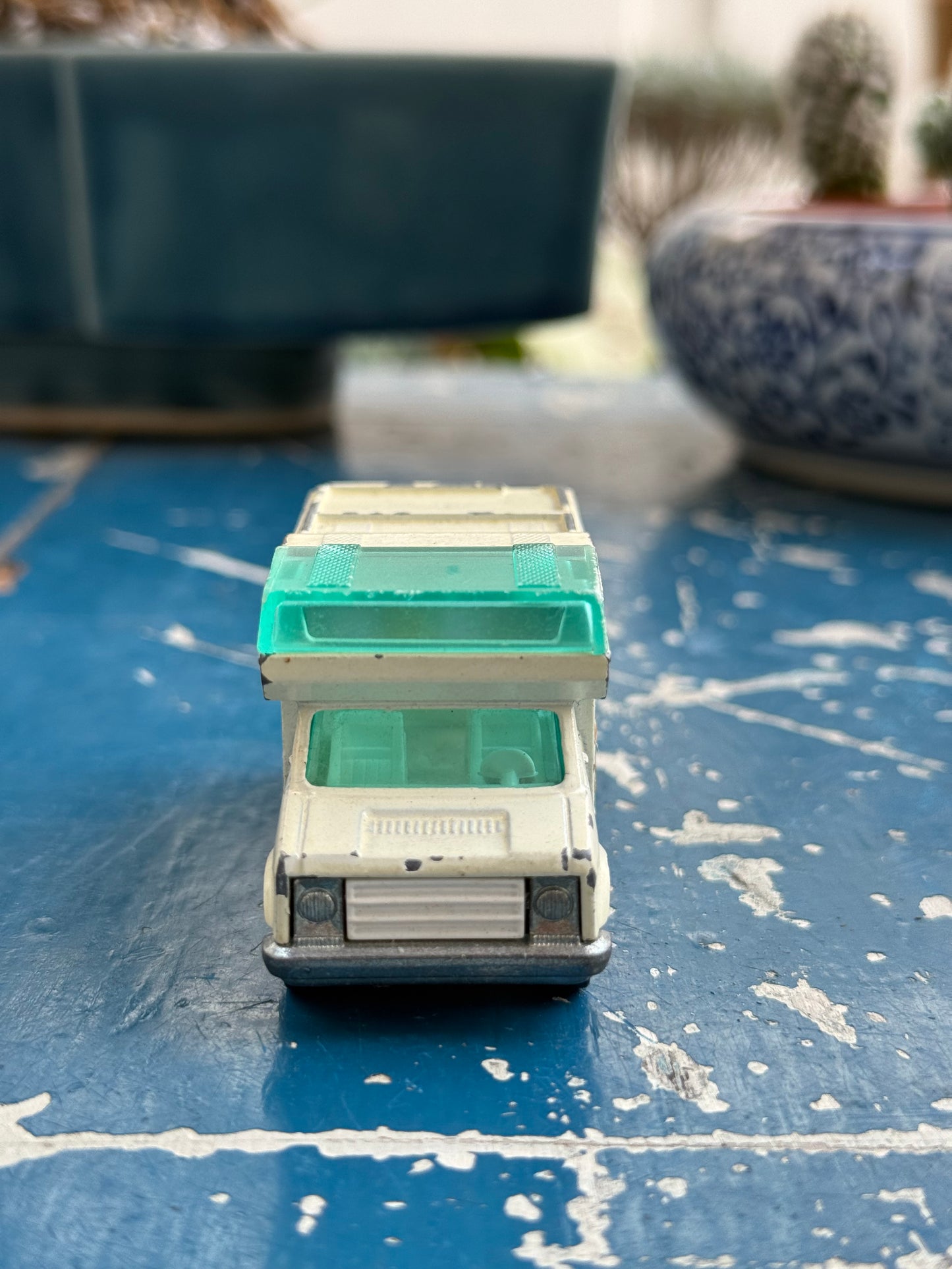 Vintage 80s Majorette Fourgon Camping Nature Camper No. 224 Made in France
