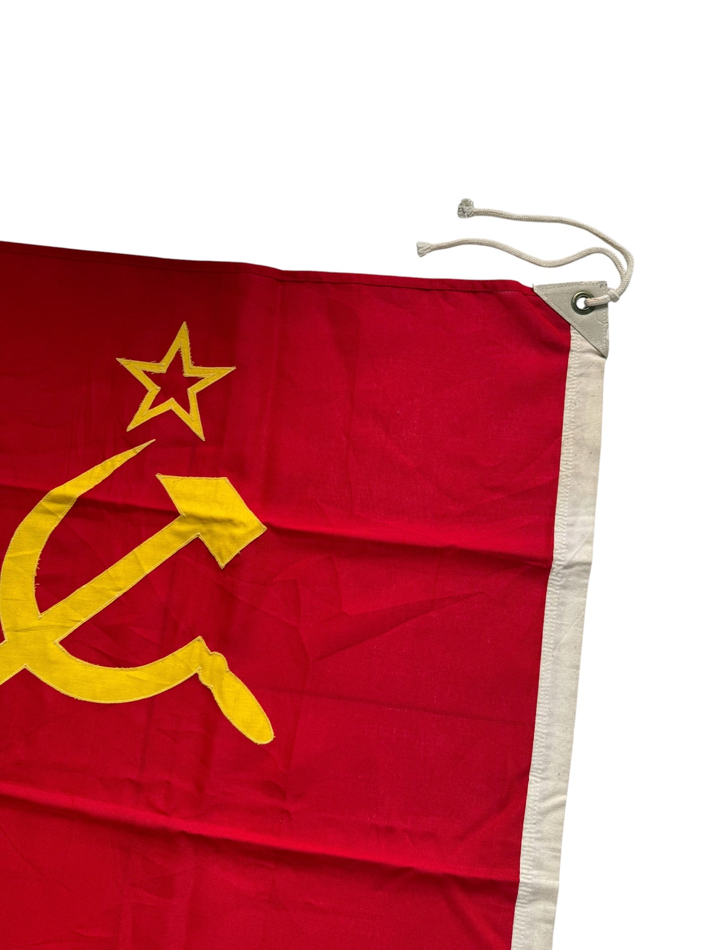 Vintage Soviet Union USSR Communist Flag Hammer and Sickle Red Banner CCCP