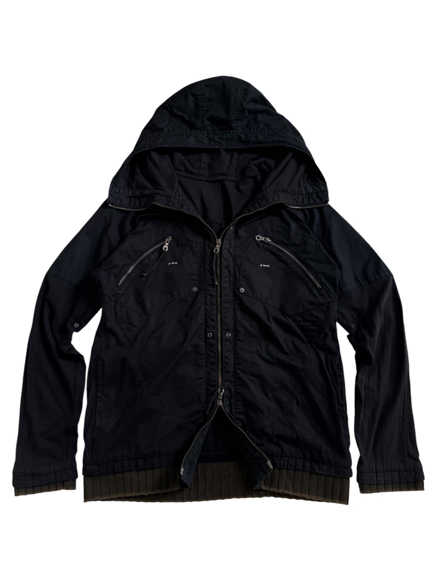PPFM Japan Multi Zip Hooded Utility Jacket