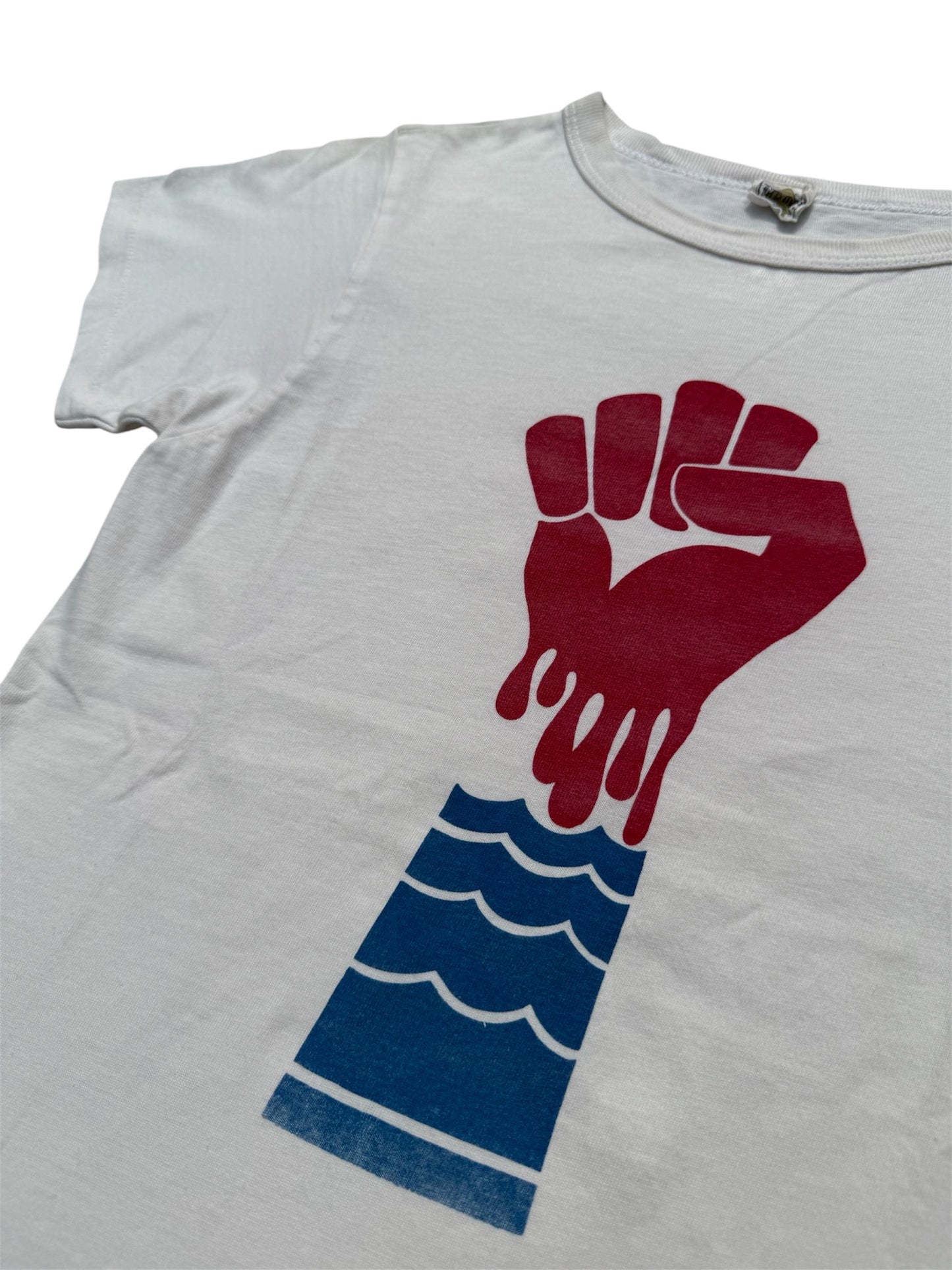 Vintage 1970s Fight Mart Protest Graphic Tshirt