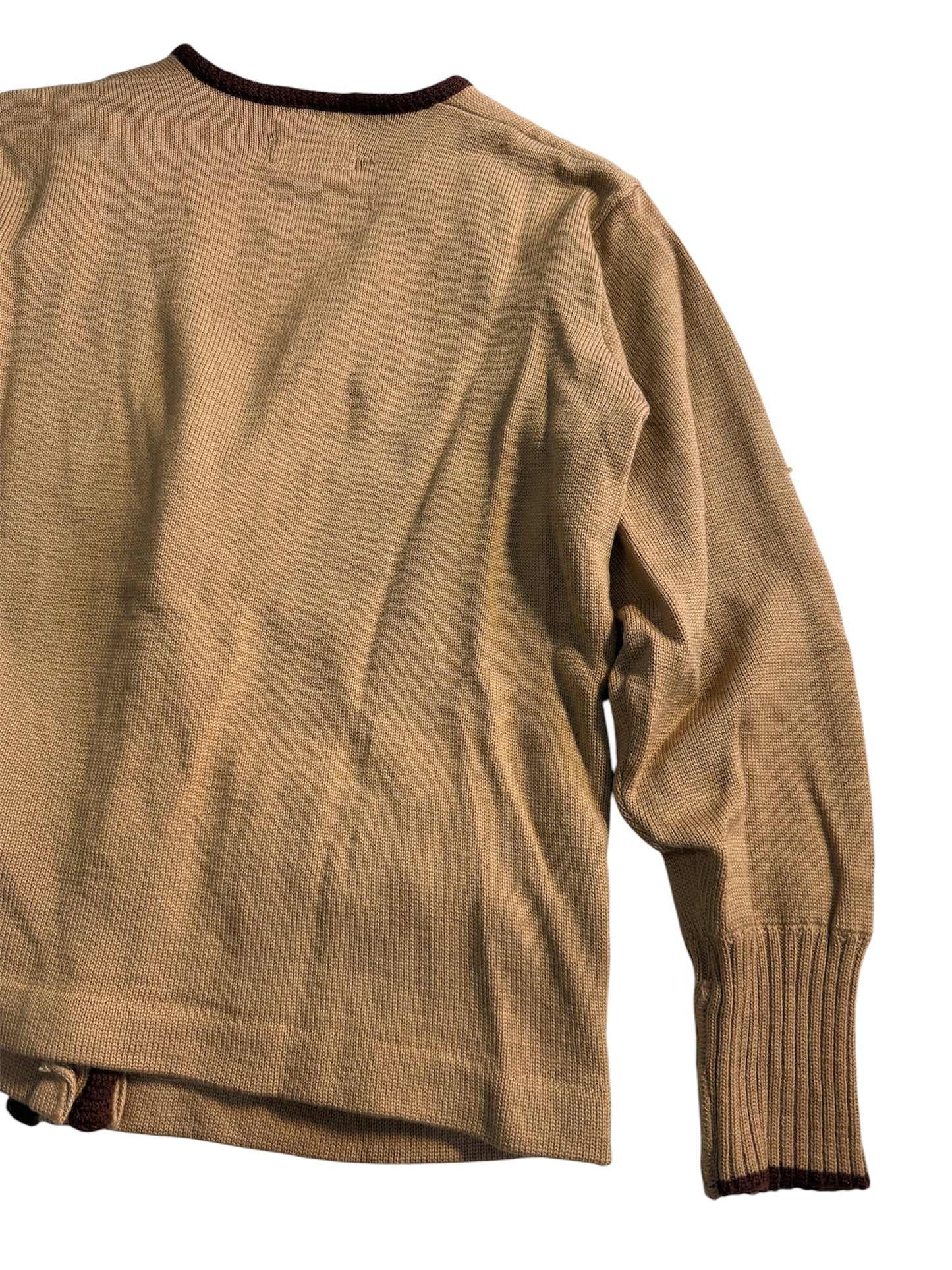 Vintage 1972 Aztlan Varsity Knit Cardigan
