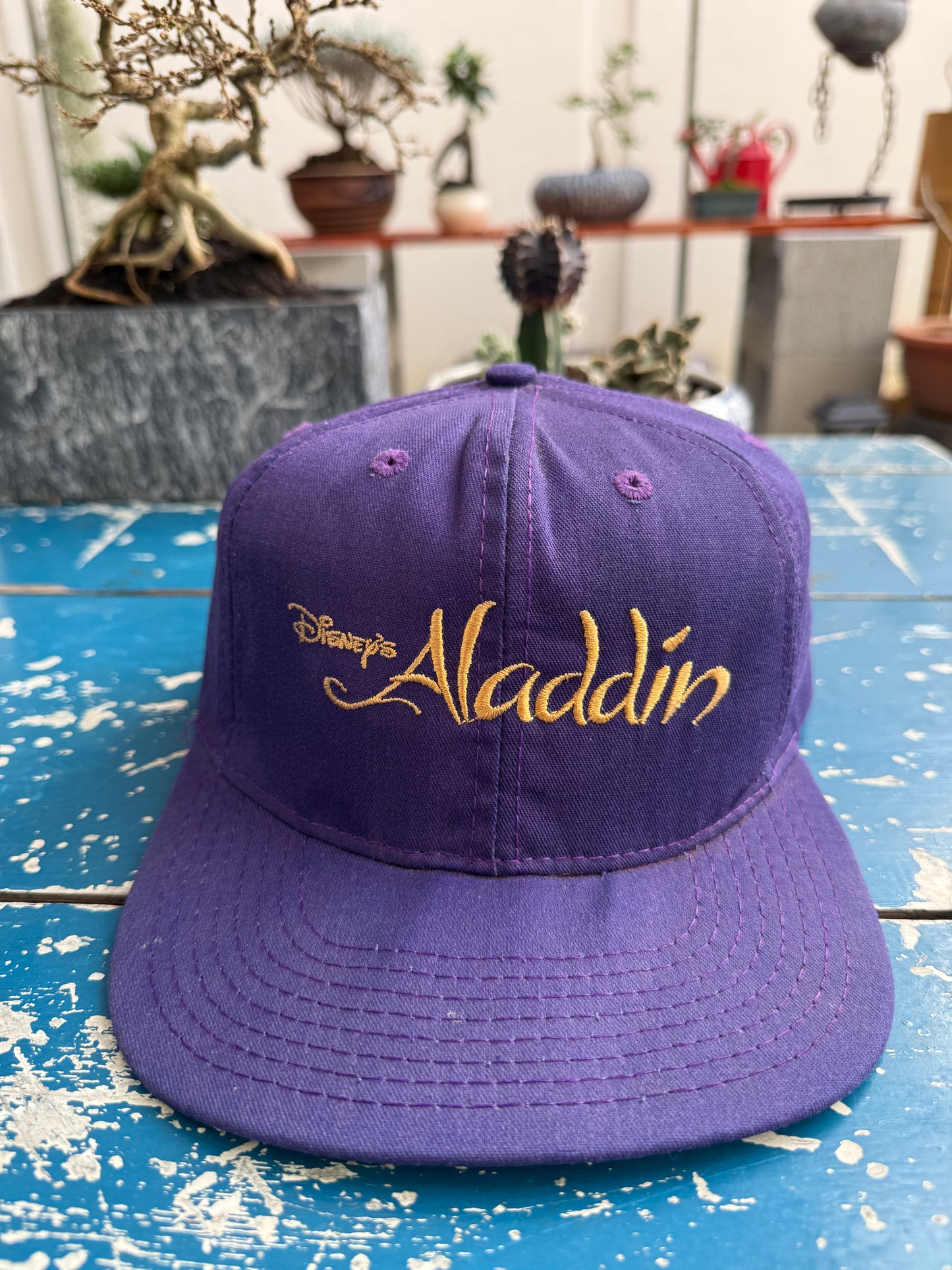 Vintage Disney Aladdin Movie Cartoon Cap Made In Usa