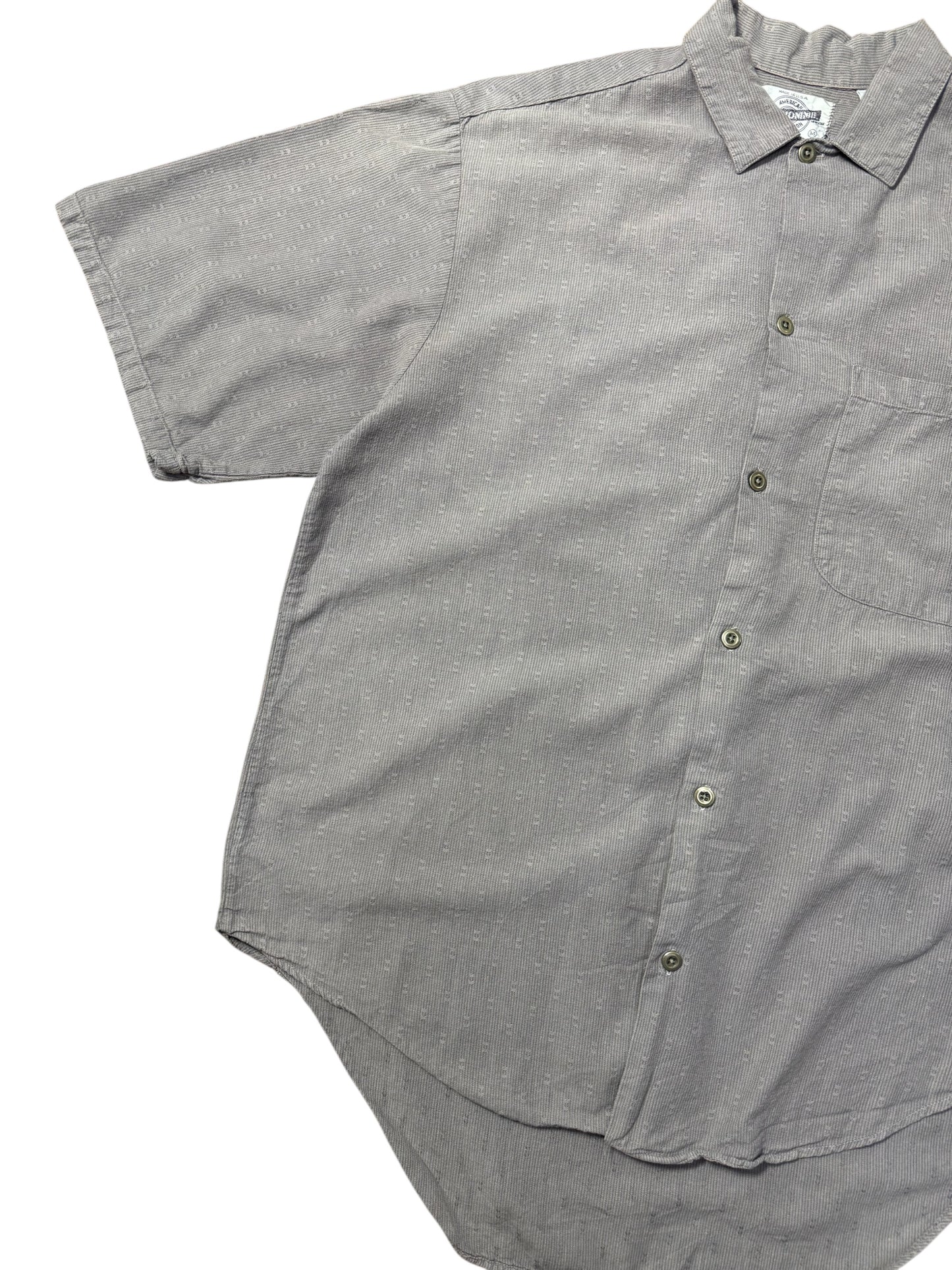 Vintage 1980s–90s BON HOMME USA Made Cotton Utility Shirt