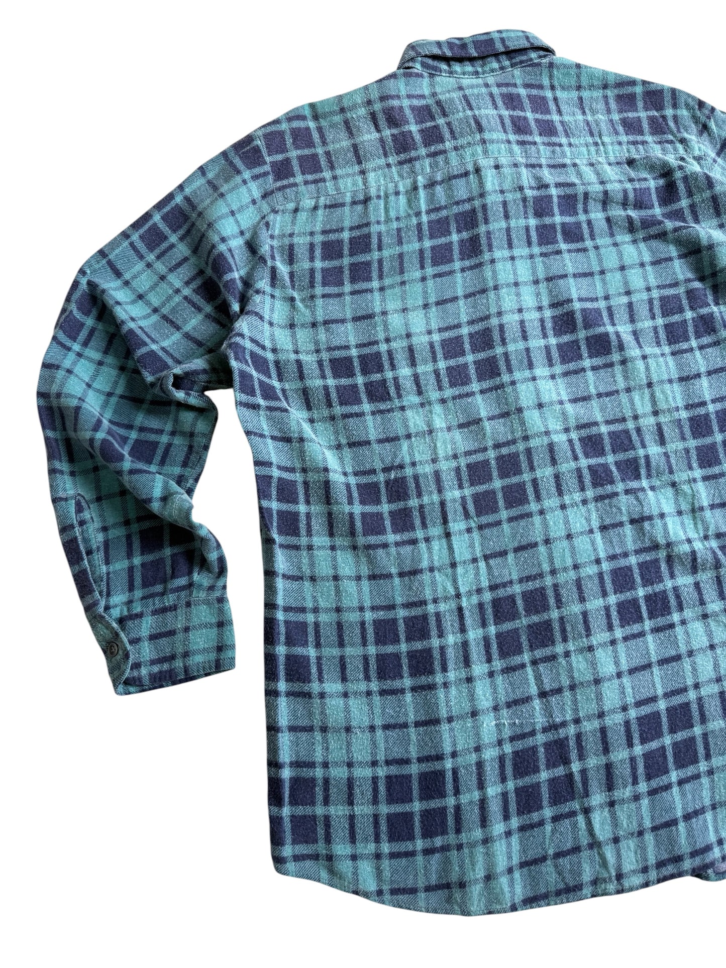 Vintage American Edition Plaid Flannel Shirt Brushed Cotton Workwear