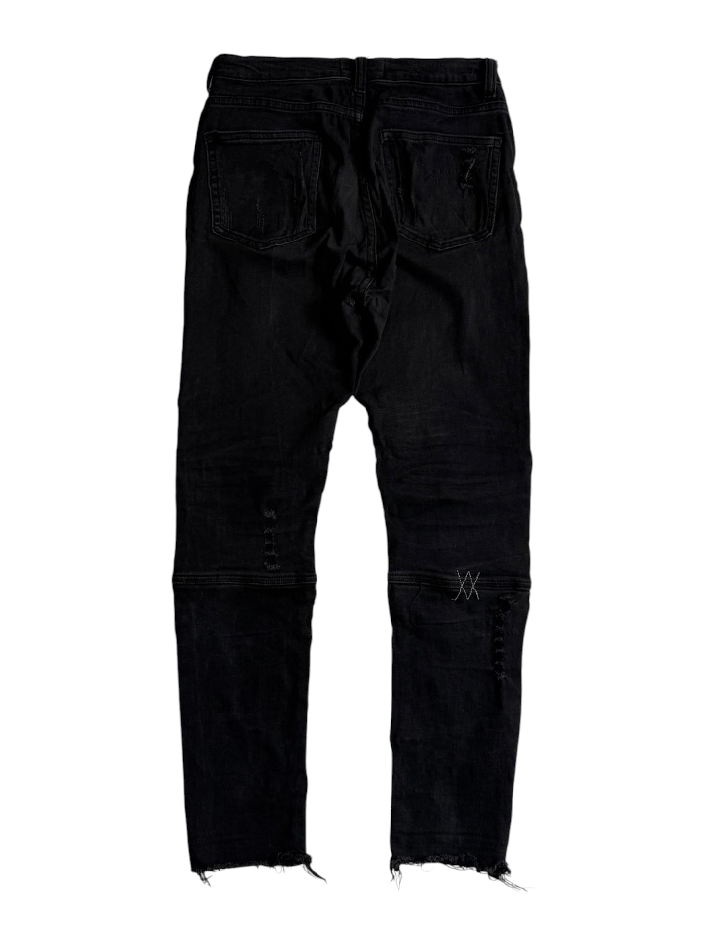Happy Peace Japan Distressed Biker Punk Goth Denim Jeans