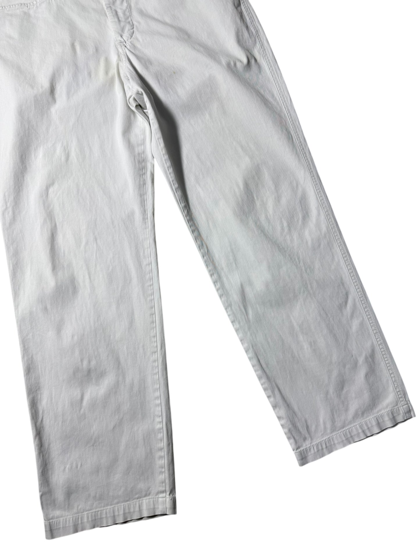 Vintage Armani Jeans Eco-Stone Cotton Trousers Made in Italy 90s Designer