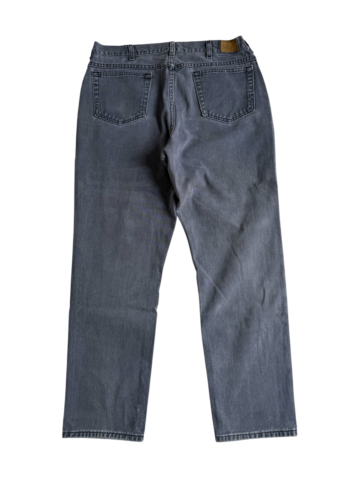 Vintage 1990s LL Bean Double L Jeans Grey Denim Pants