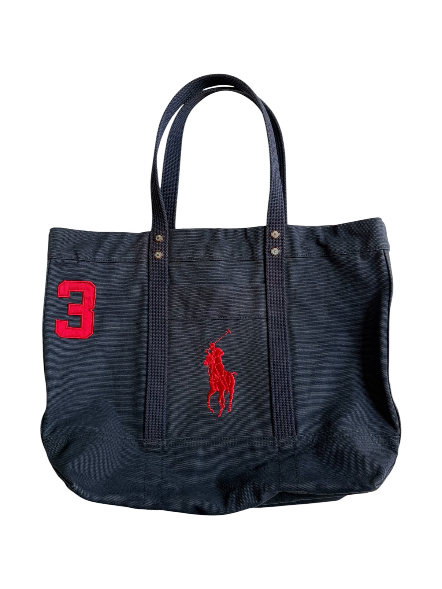 Polo Ralph Lauren Big Pony Canvas Zip Tote Bag