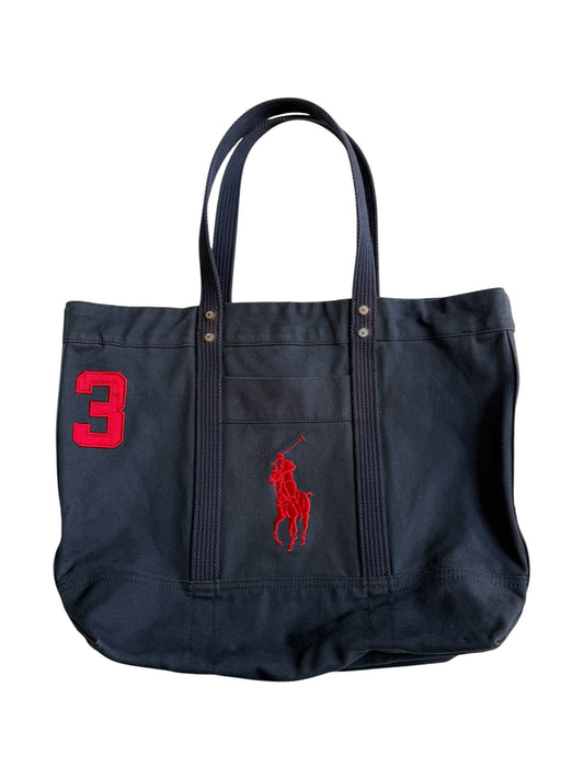 Polo Ralph Lauren Big Pony Canvas Zip Tote Bag