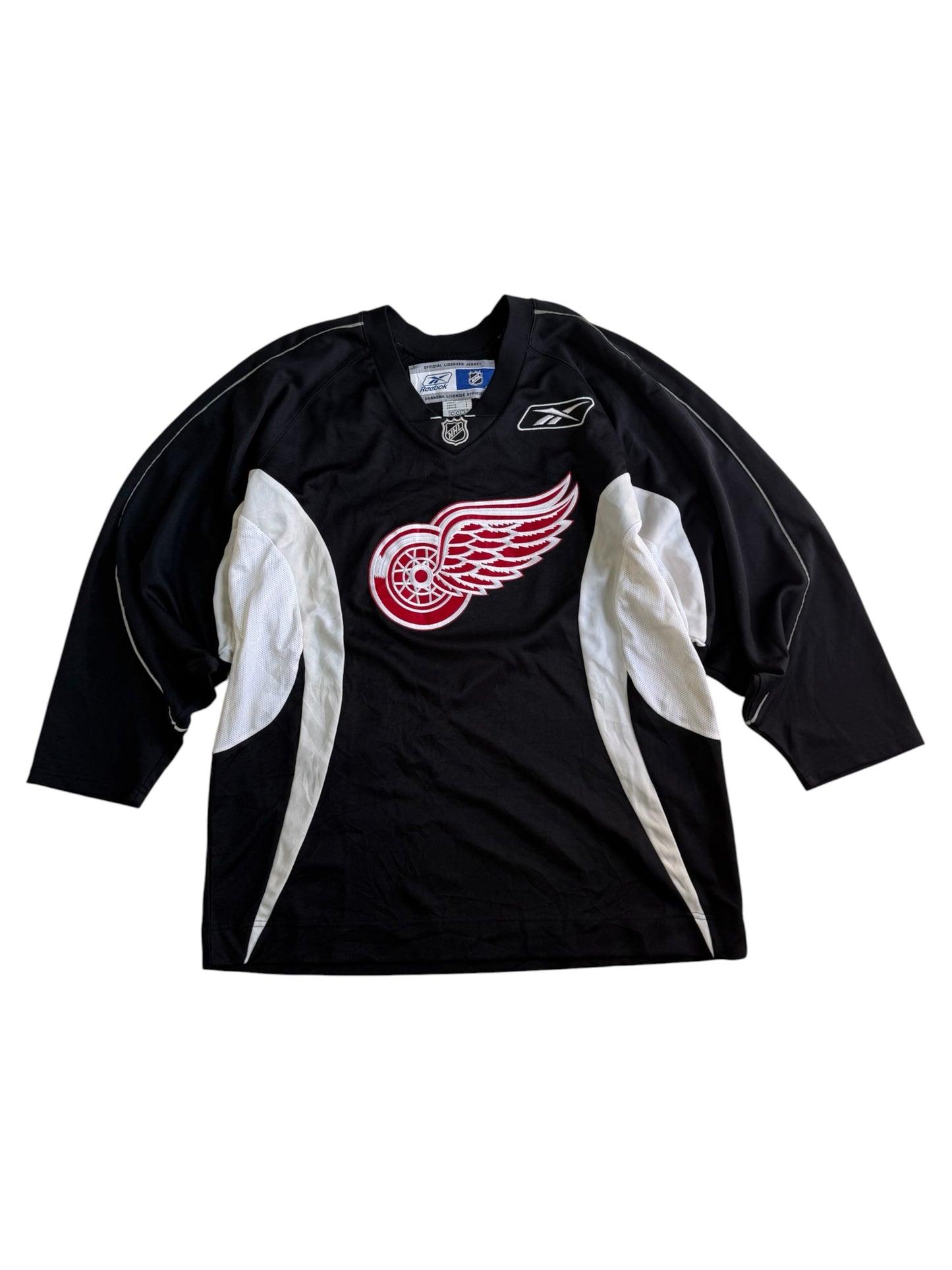 Reebok Black Detroit Red Wings NHL Jersey