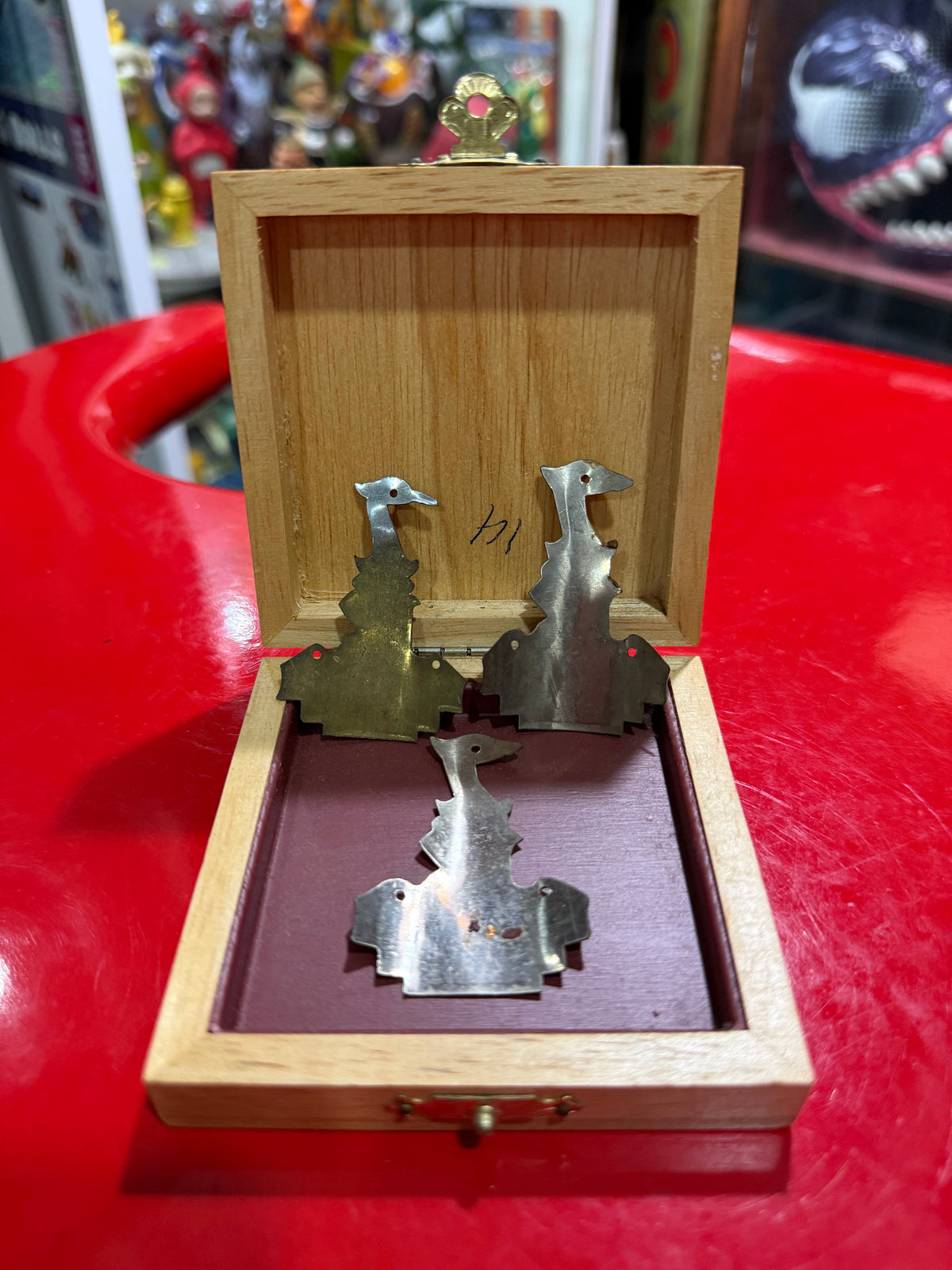 Vintage Raleigh Bicycle Head Badge Lot of 3 Nottingham England Heron Logo