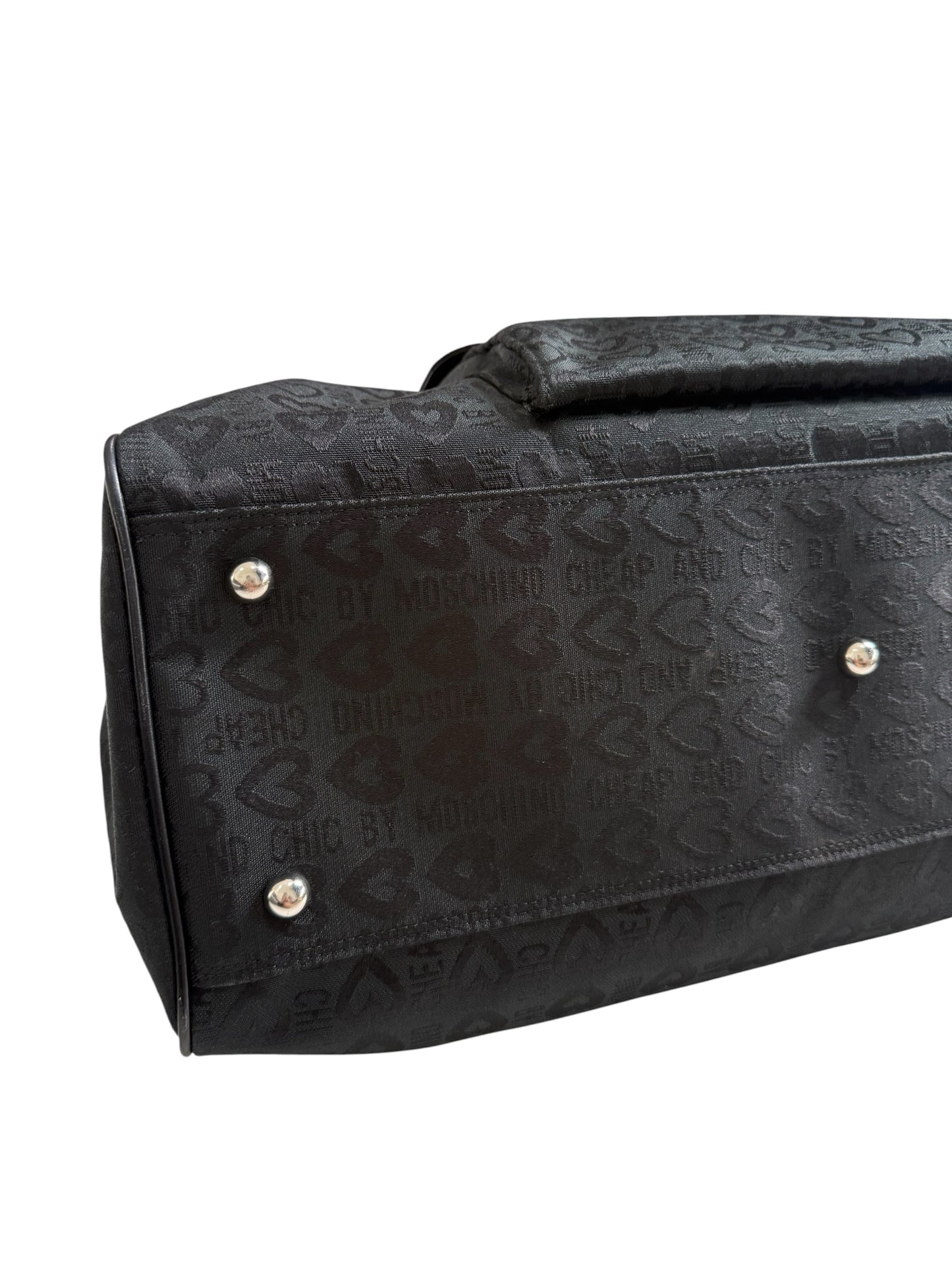 Moschino Cheap And Chic Travel Bag Repeat Logo