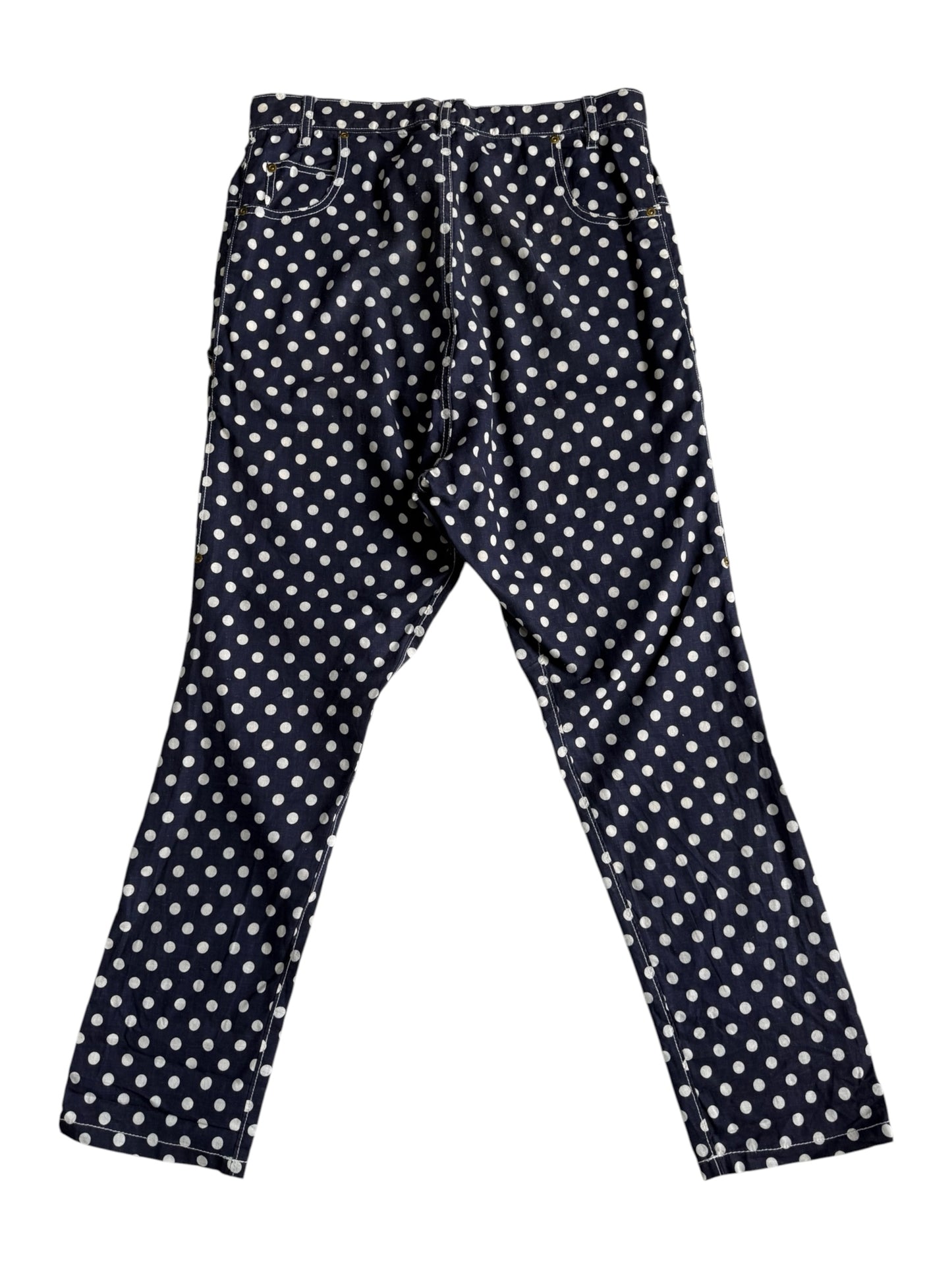 Mercibeaucoup Polka Dot Painter Pants Japanese Designer