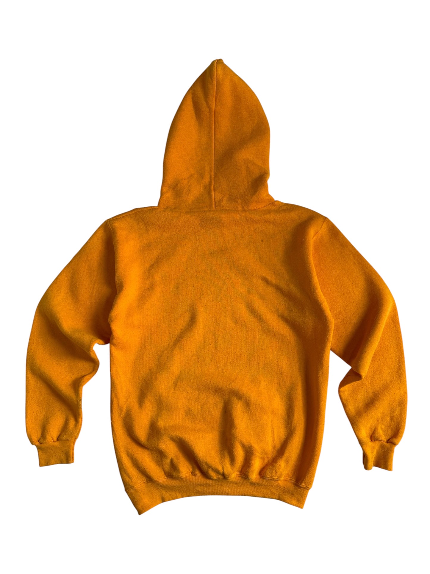 Vintage Discus Athletic Blank Hoodie Mustard Yellow Pullover USA Sweatshirt