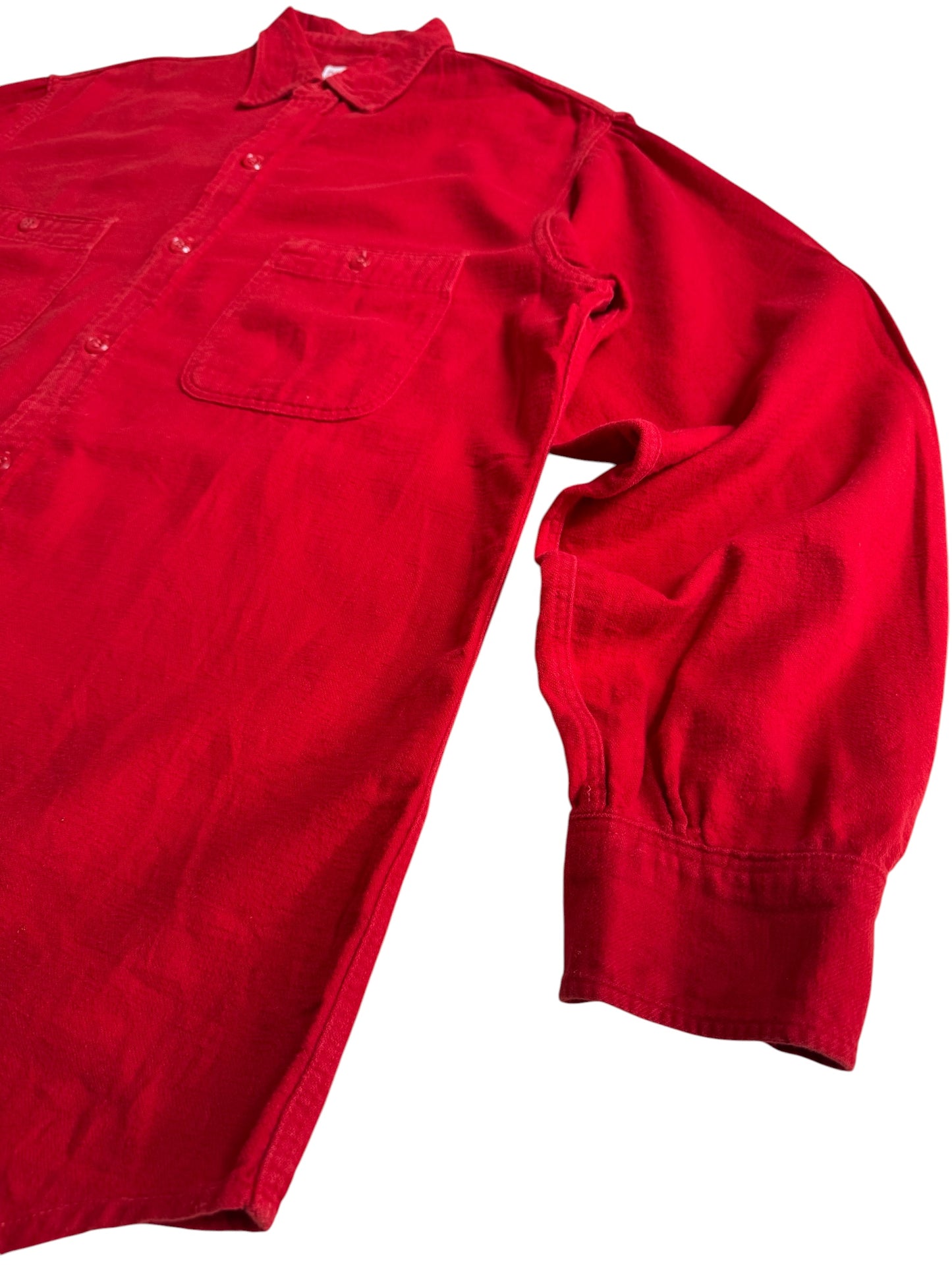 Vintage 1950s Penney’s Sanforized Red Work Shirt