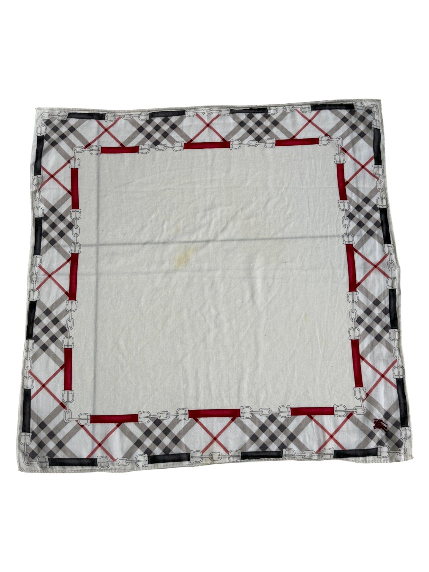 Designer Handkerchief Lot of 3 Burberry Pierre Balmain Dunhill Pocket Square