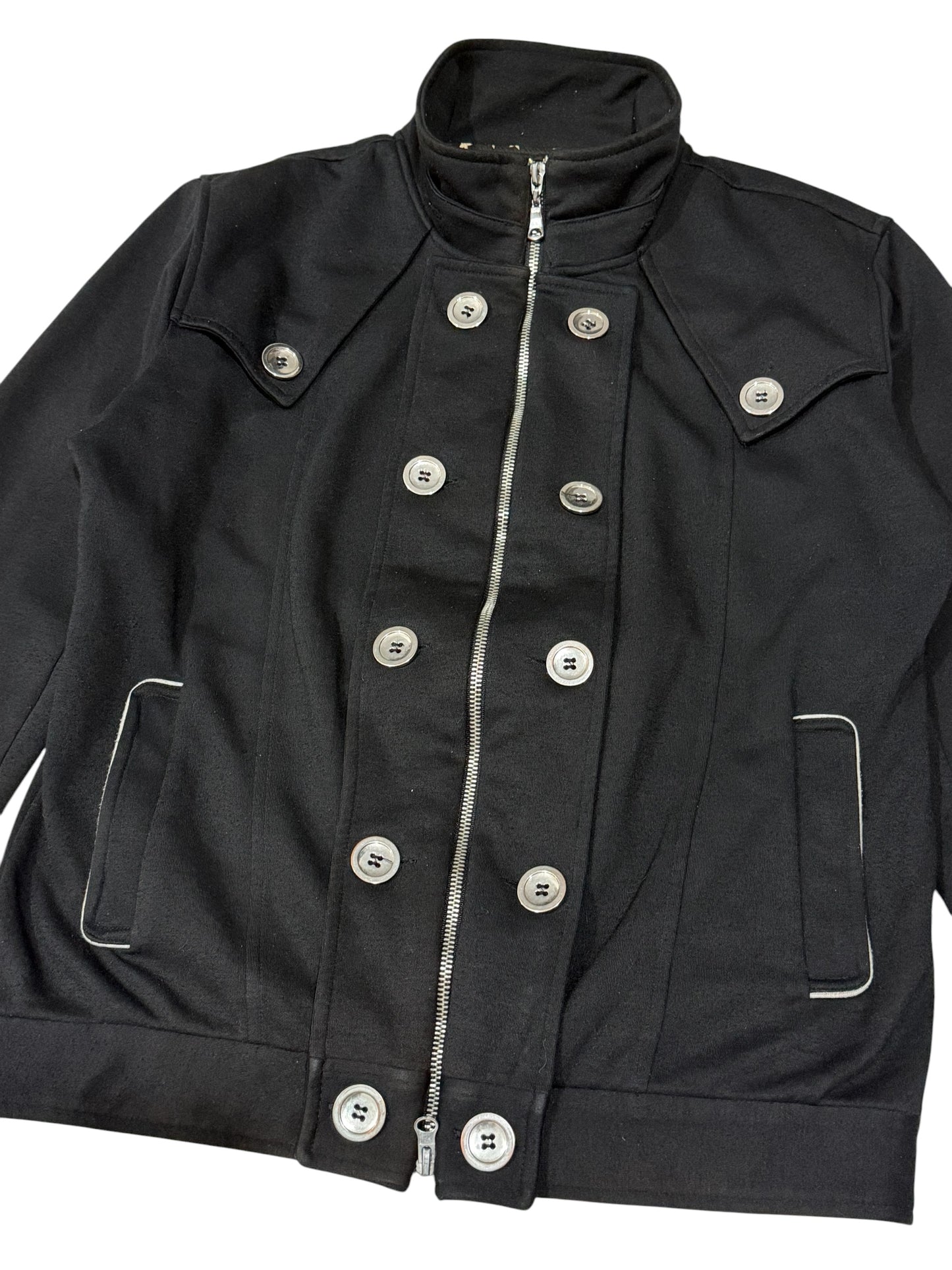 Vintage Semantic Design Napoleon Jacket Military Star Print