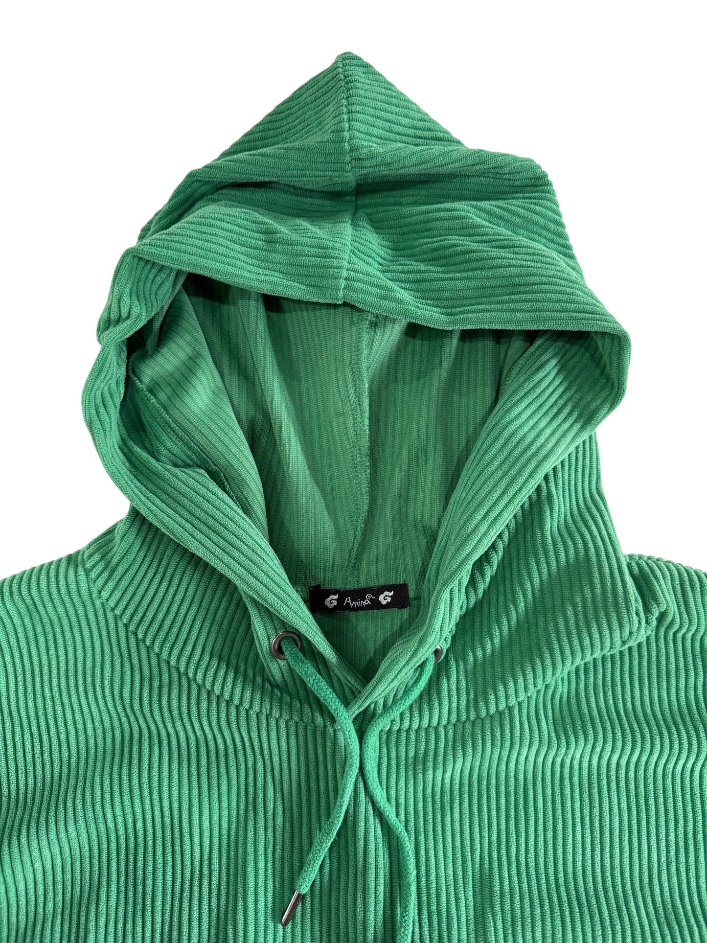 Amina Corduroy Baja Hoodie Southwestern Pullover Jacket