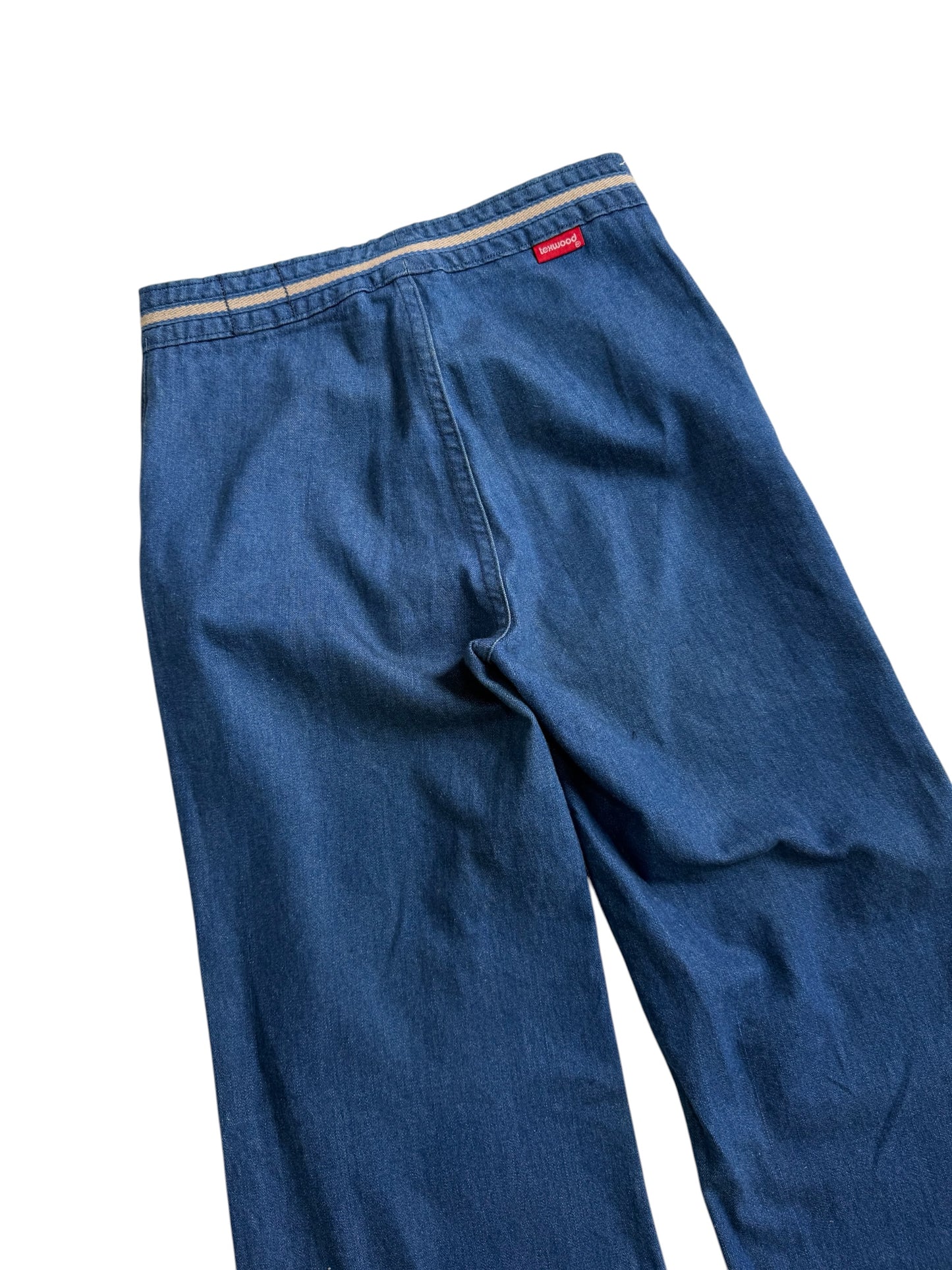 Vintage 1980s Miss Texwood High Waist Flare Denim Jeans