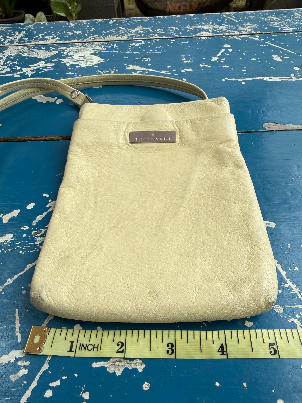 Vintage Trussardi Collection Made in Italy Leather Mini Crossbody Bag