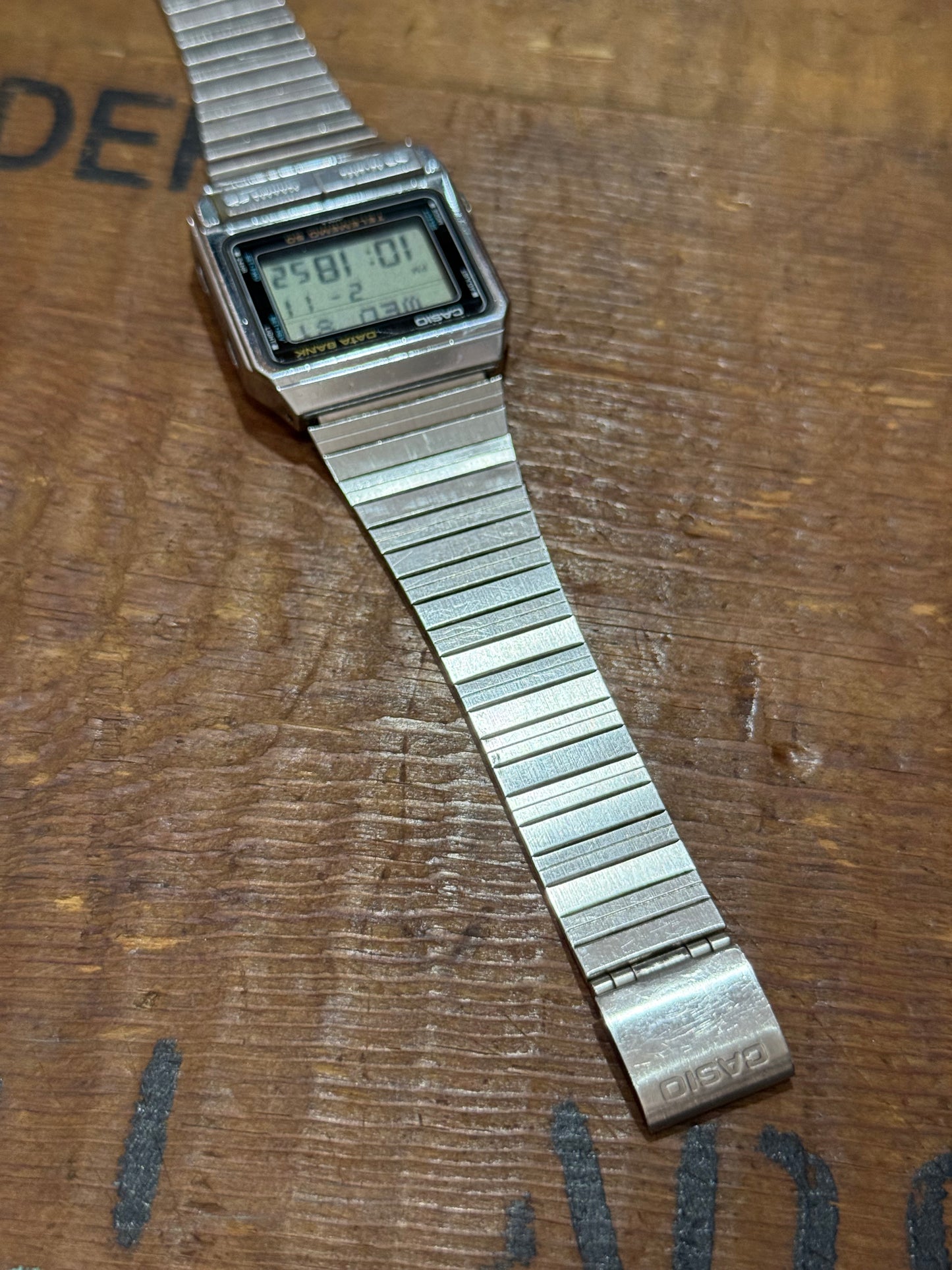 Vintage Casio DB-500 Japan Watch Junk Not Working For Parts