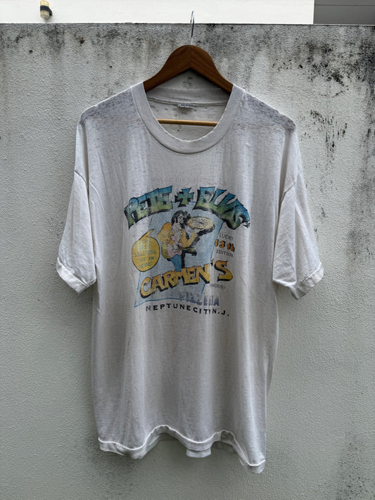 Vintage Pete & Elvis Whole Pie Eaters Club Distressed Paperthin Tshirt
