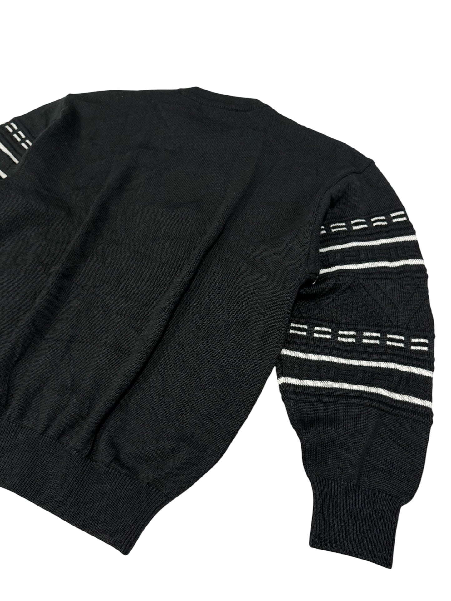 Vintage Seve Ballesteros Renown Golf Sweater Geometric Knit Crewneck Made In Japan