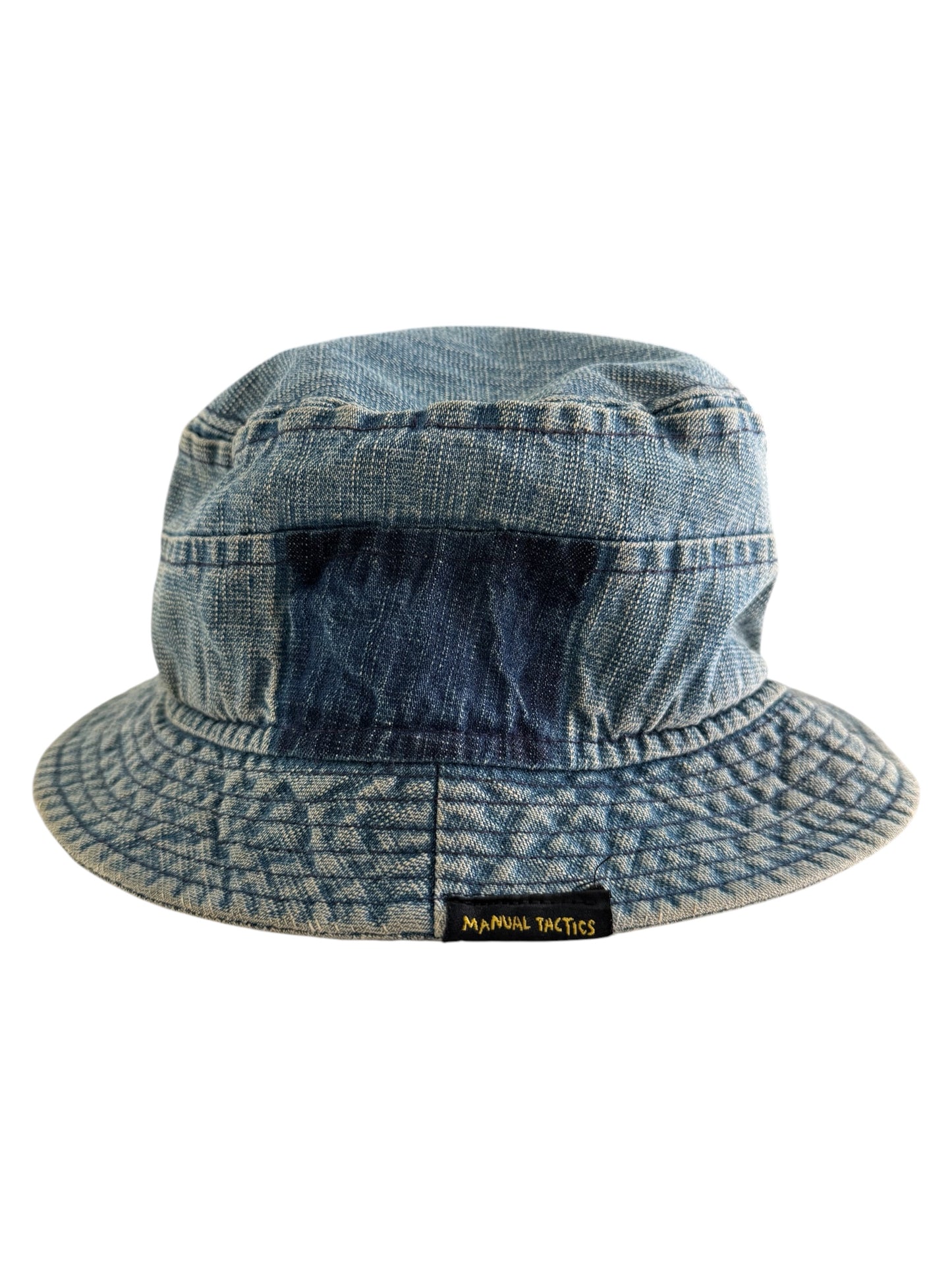 Vintage 2000s PNB Nation Denim Bucket Hat Manual Tactics